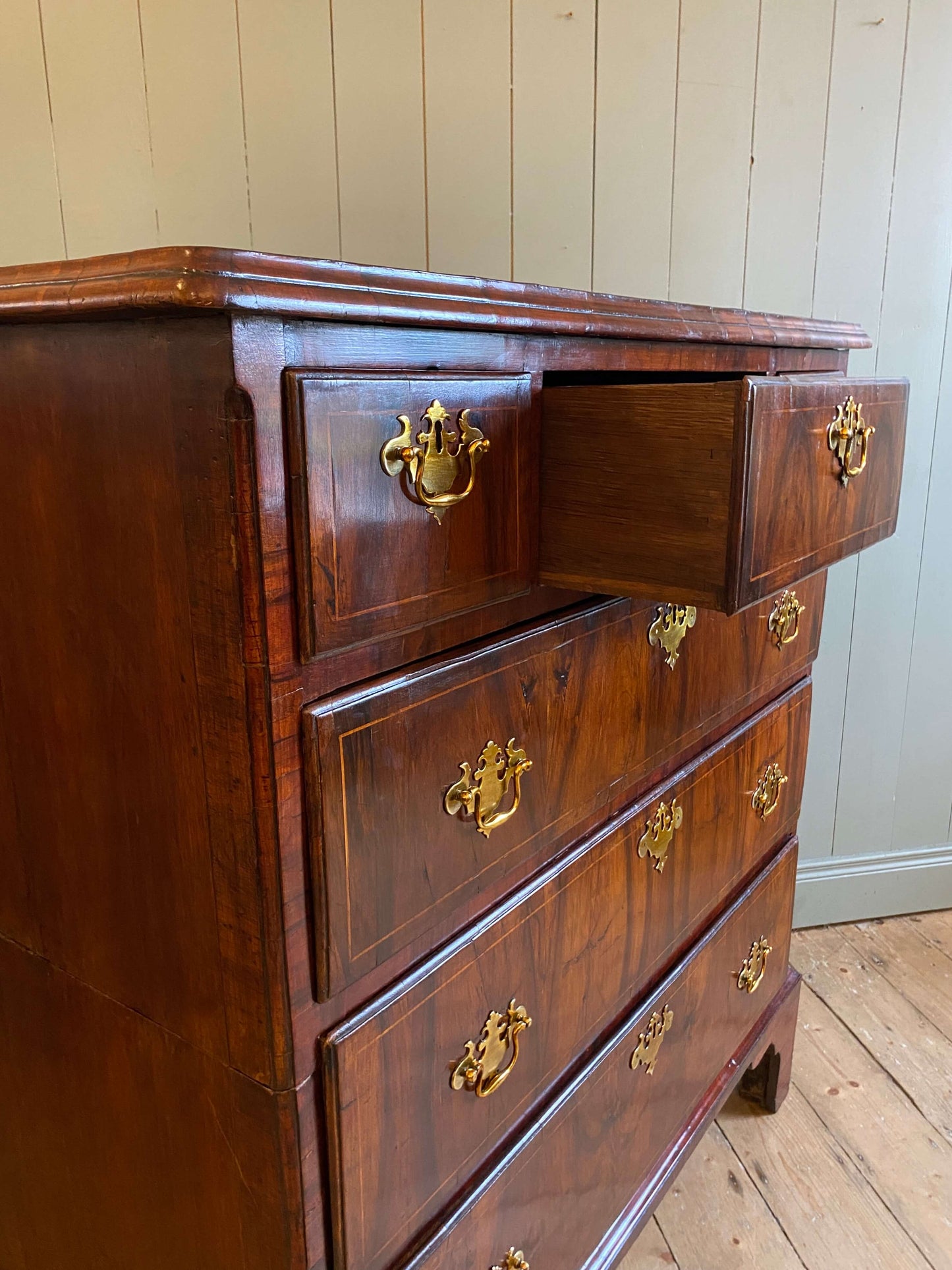 18th Century Walnut Chest Of Drawers