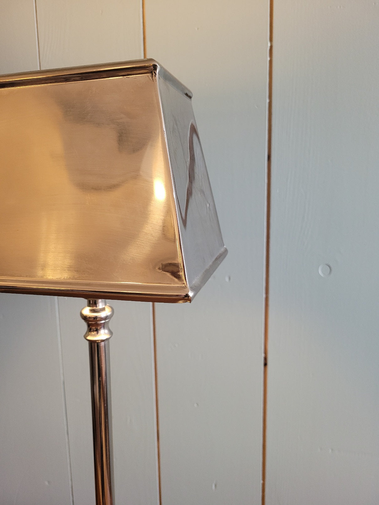Aluminium Table Lamp with Rectangular Shade