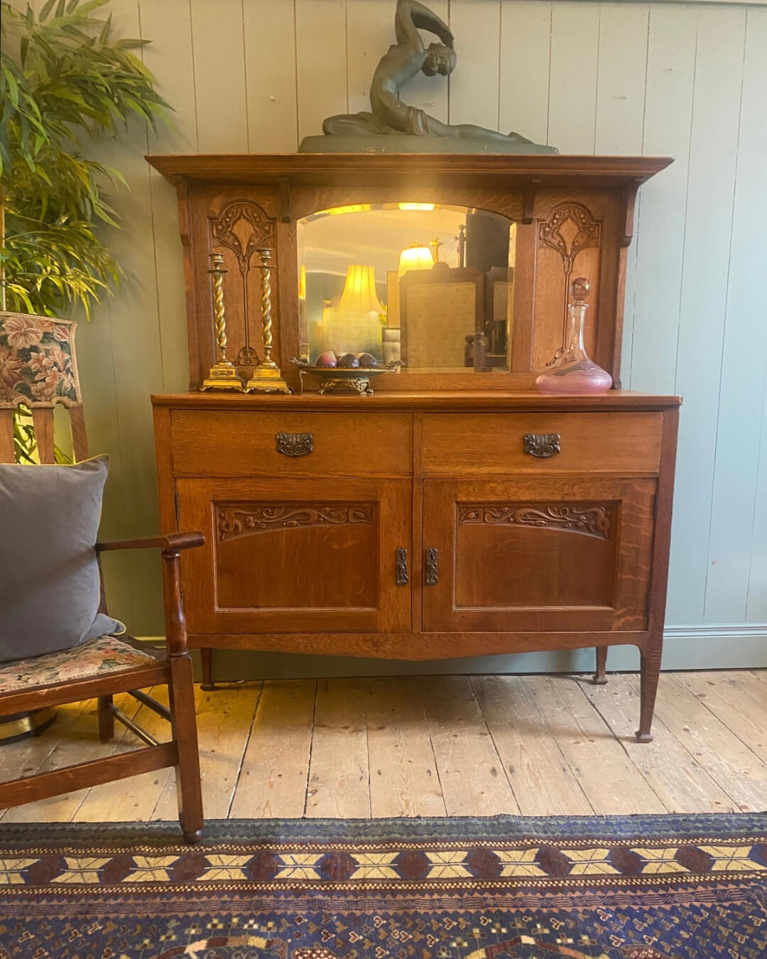 Arts and Crafts Oak Sideboard