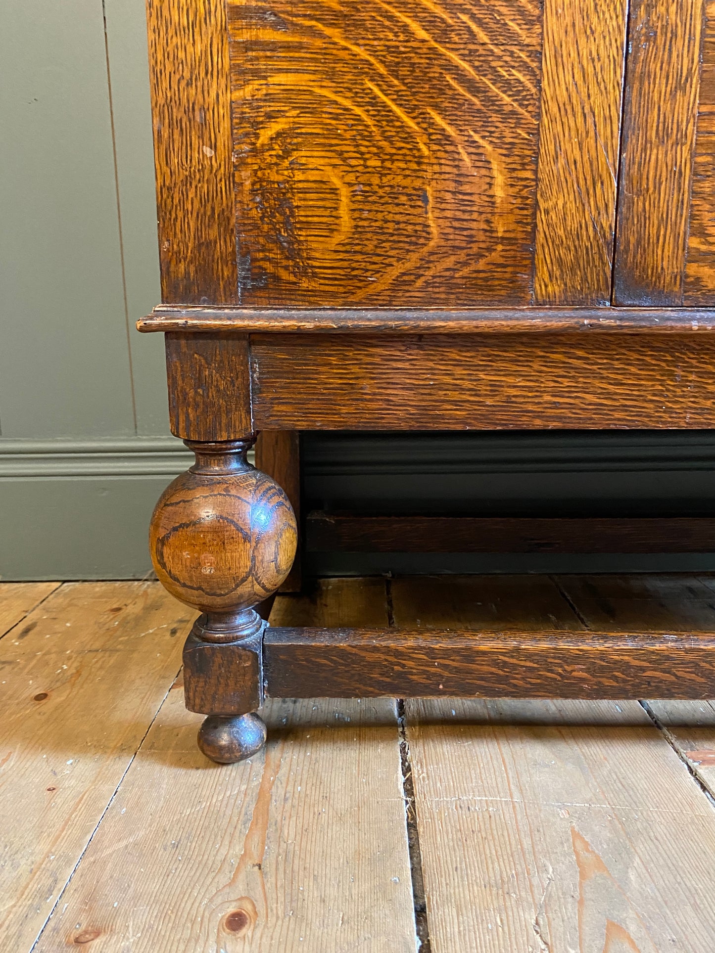 Arts & Crafts Glazed Bookcase