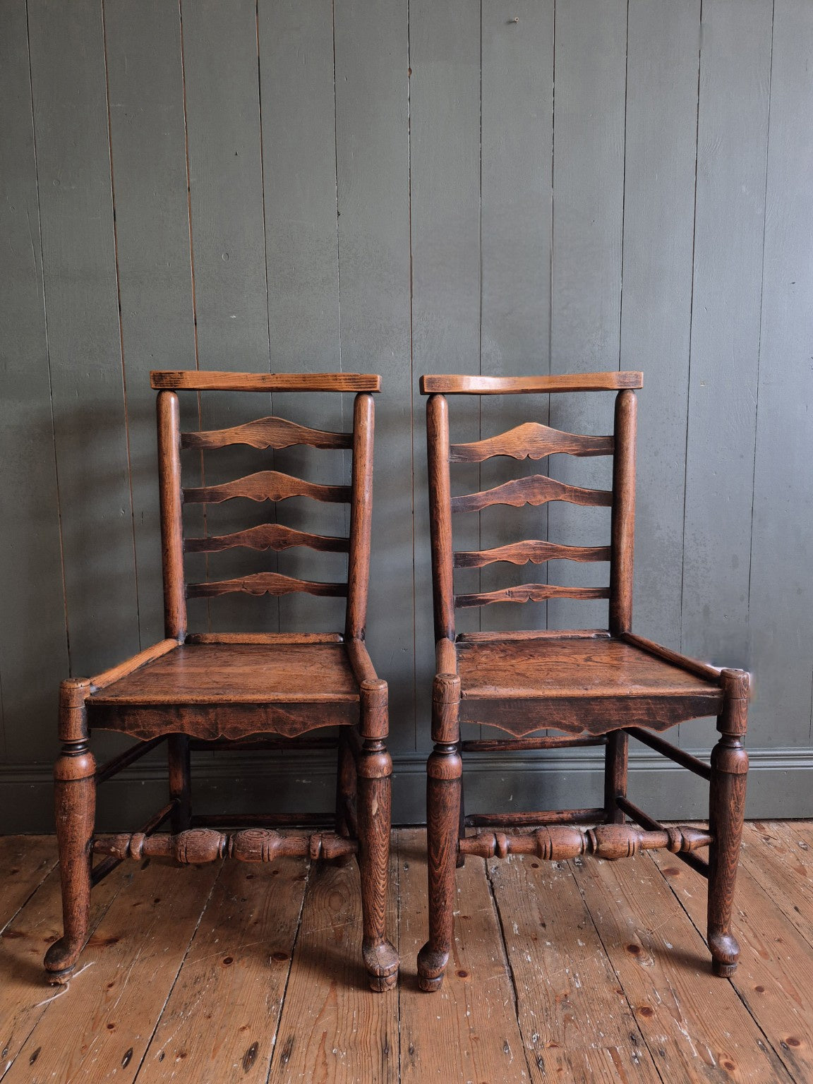Set of Arts and Crafts Dining Chairs