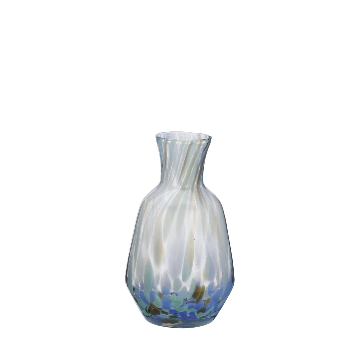 Blue Aqua Coloured Glass Jug