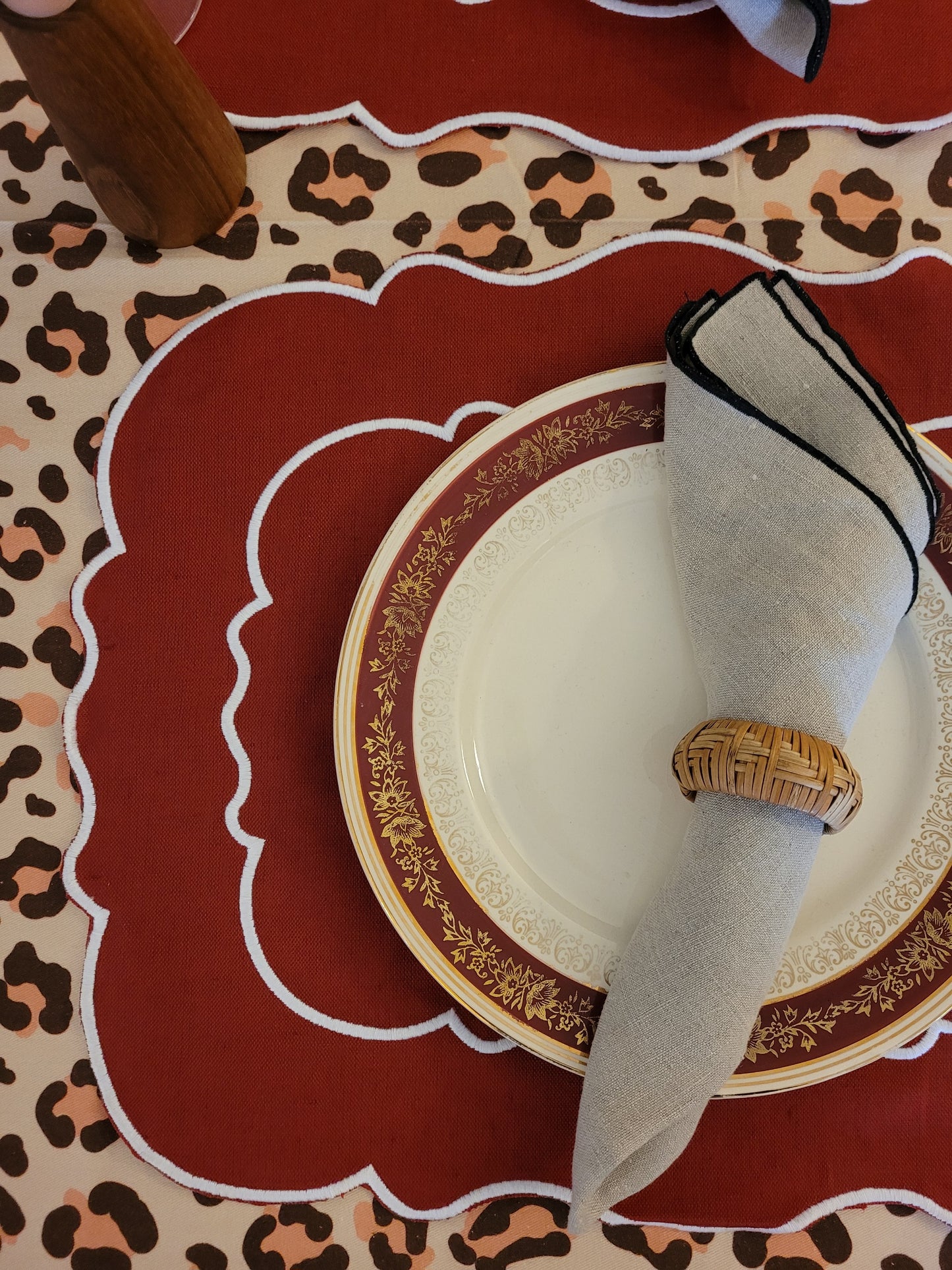 Burgundy Placemats
