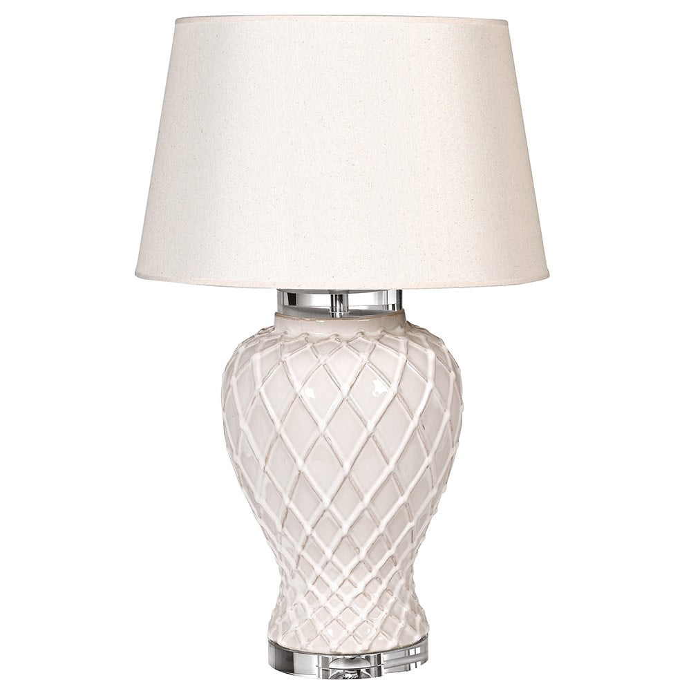 White Ceramic Table Lamp