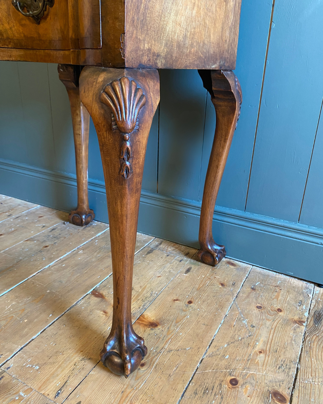 Early 1900's Burr Walnut Bureau