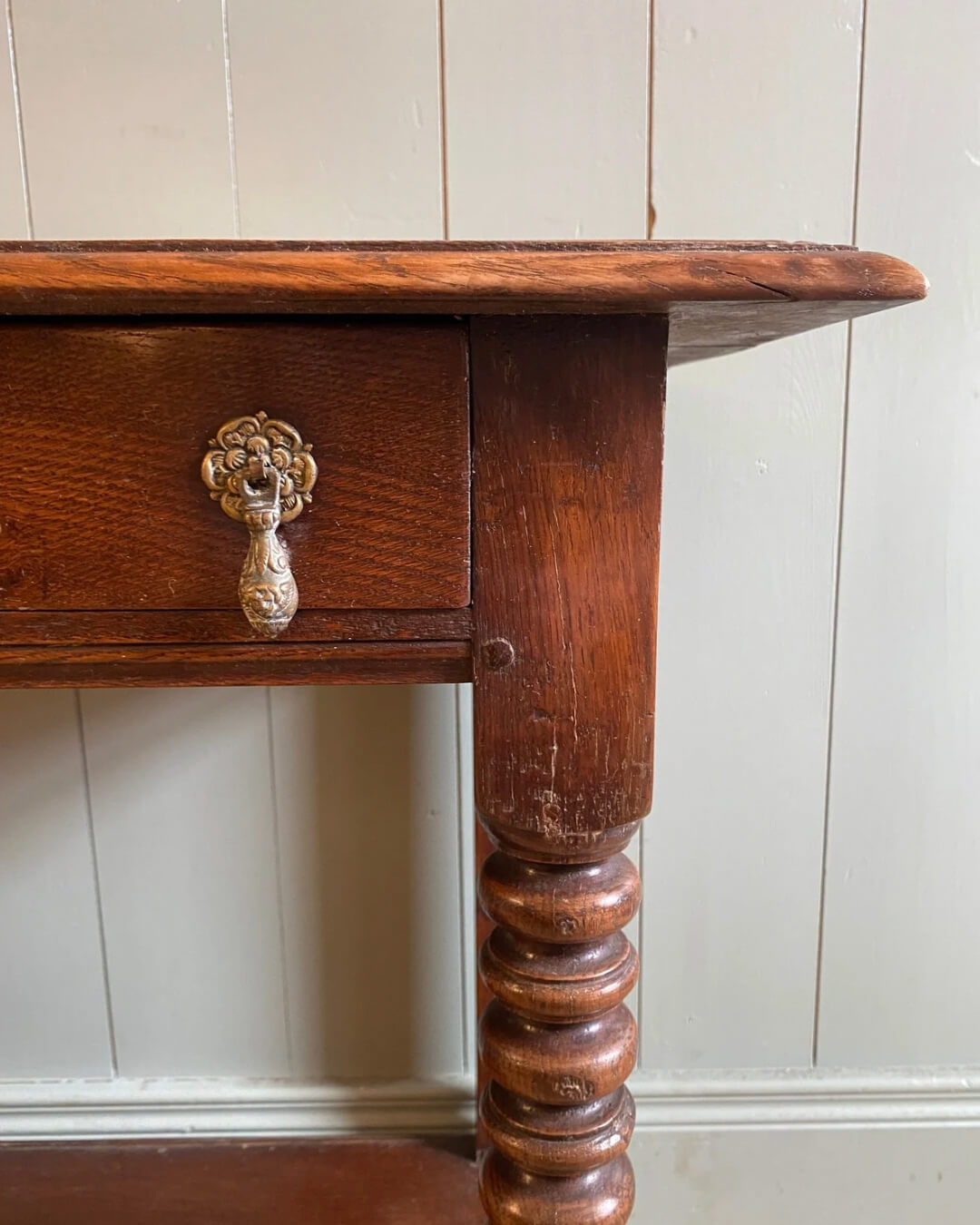 Early 20th Century Oak Serving Table