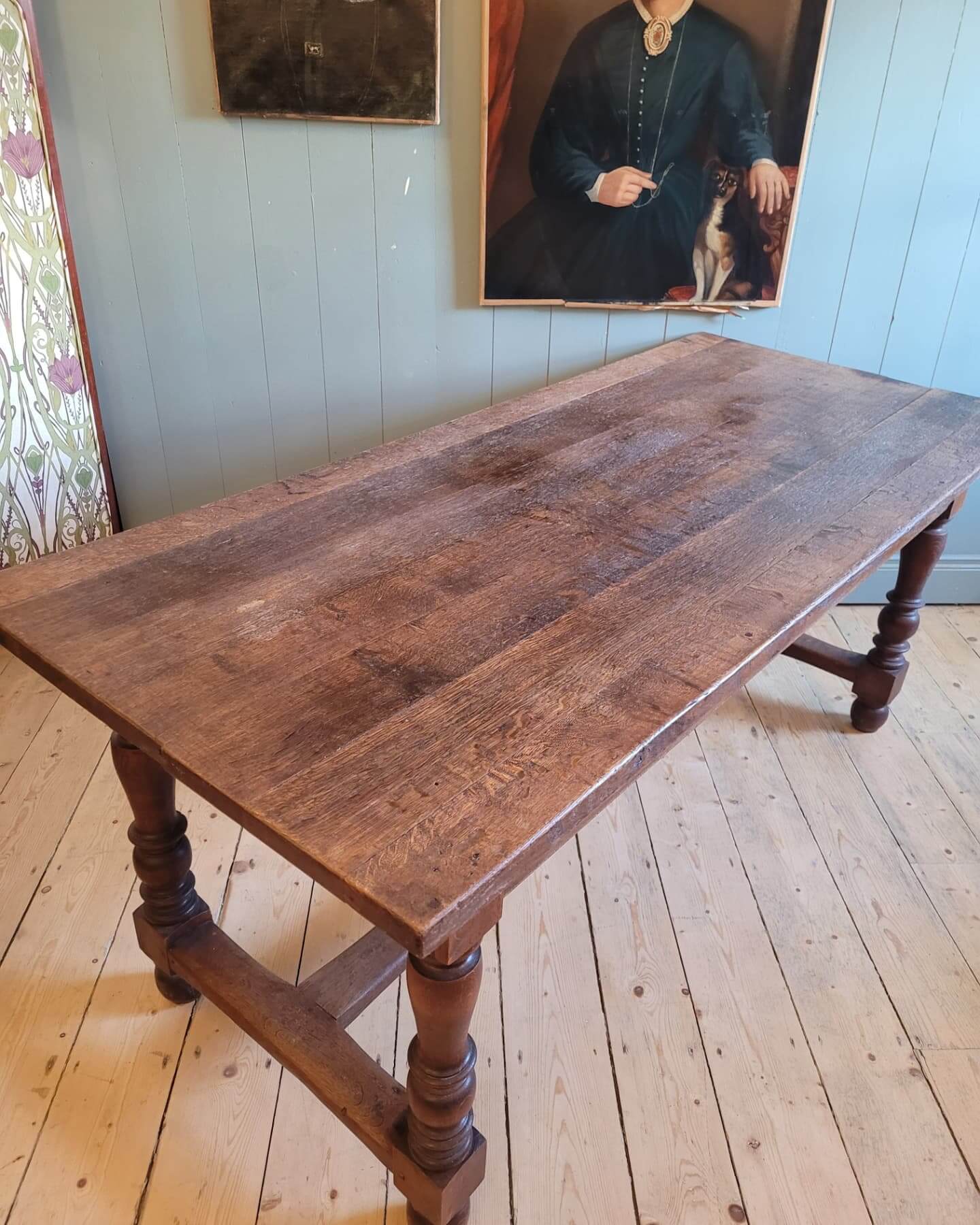 French Oak Rustic Farmhouse Table
