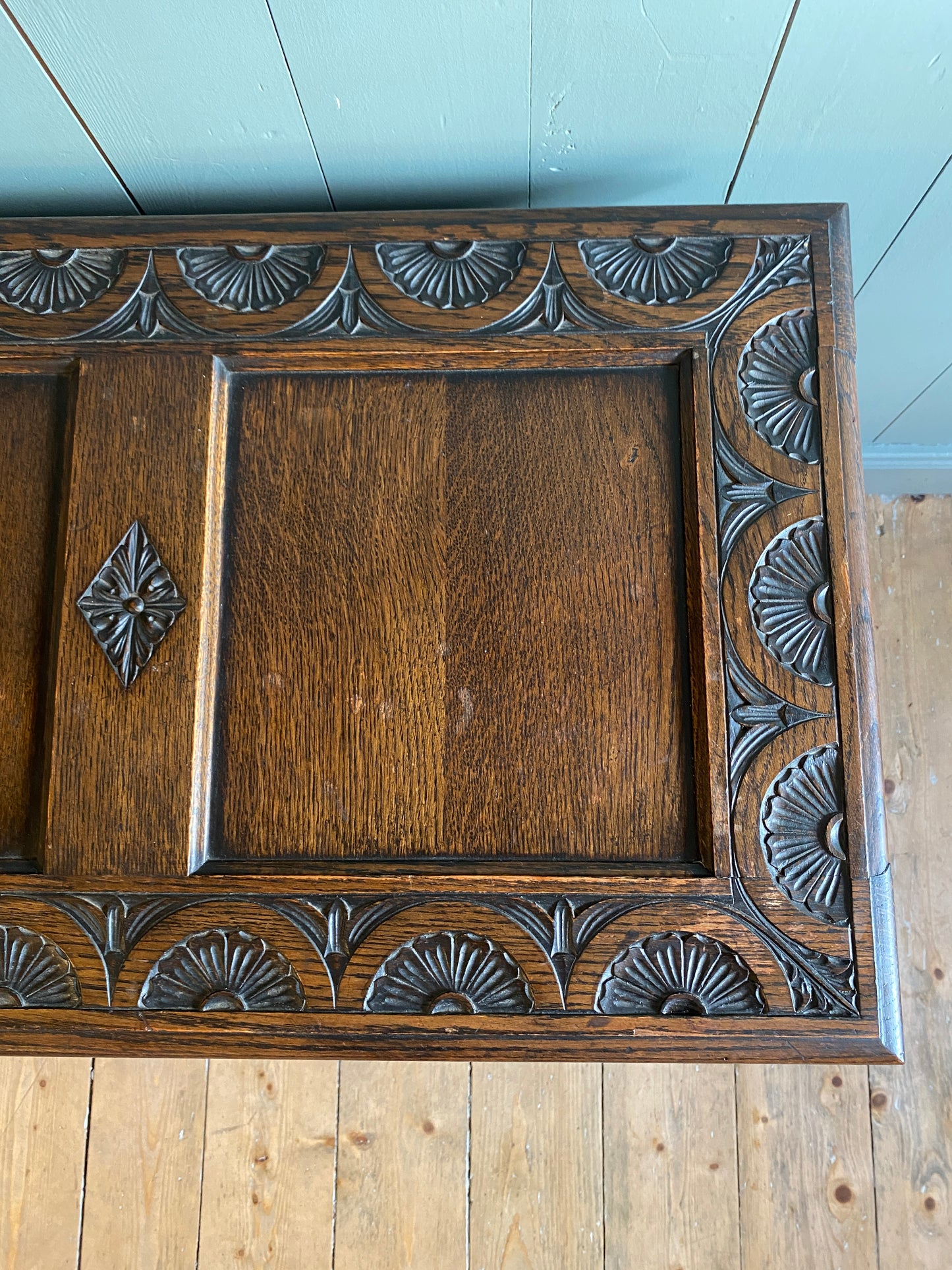 Jacobean Tudor Oak Coffer