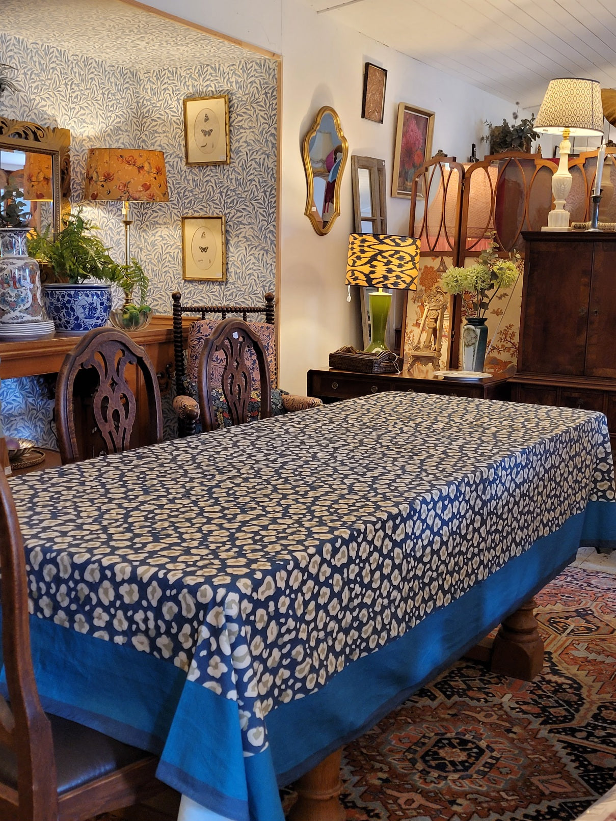 Leopard Print Tablecloth