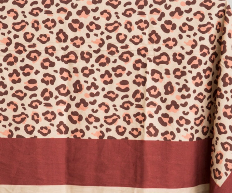 Leopard Print Tablecloth