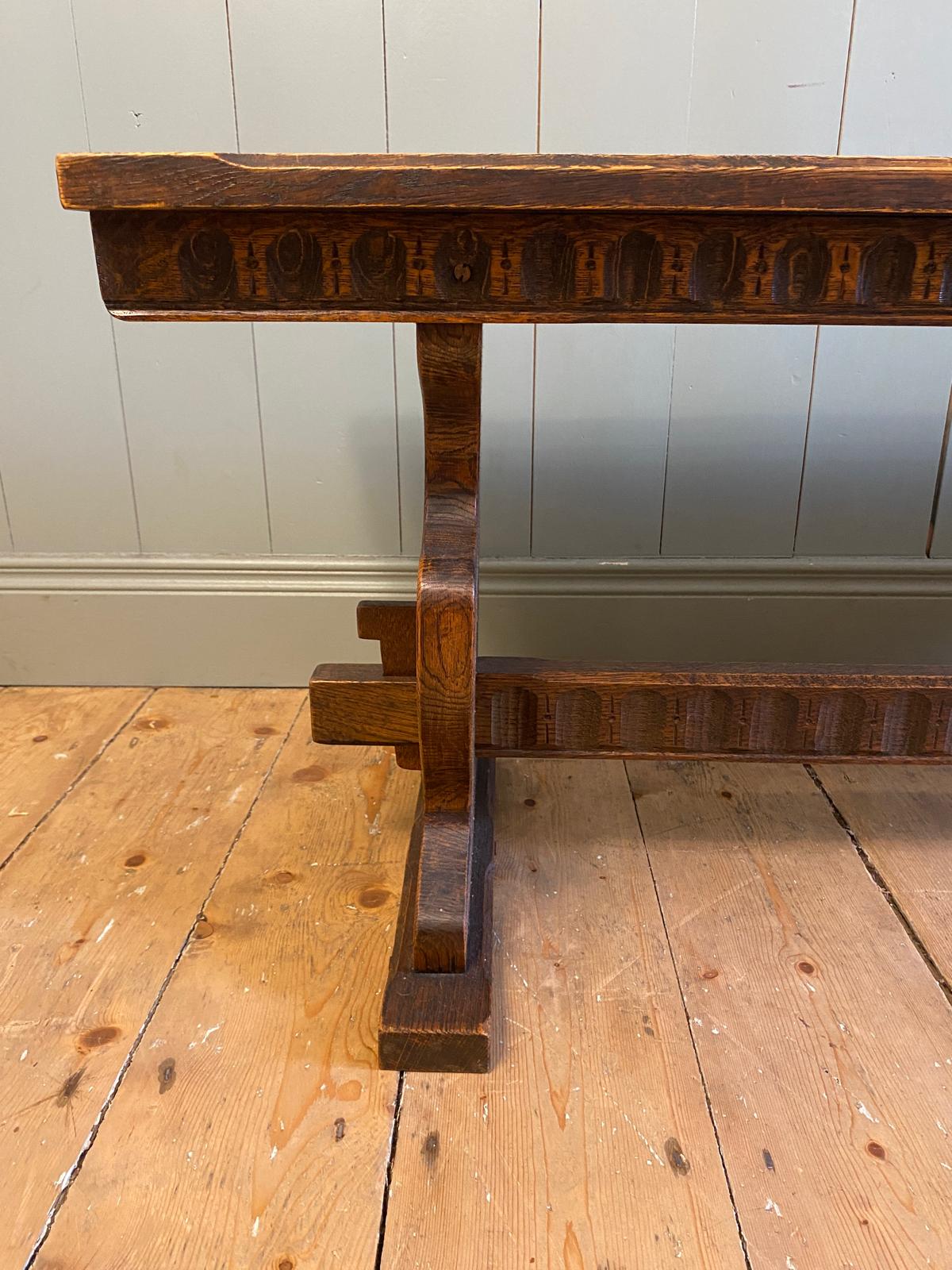 Antique Oak Bench