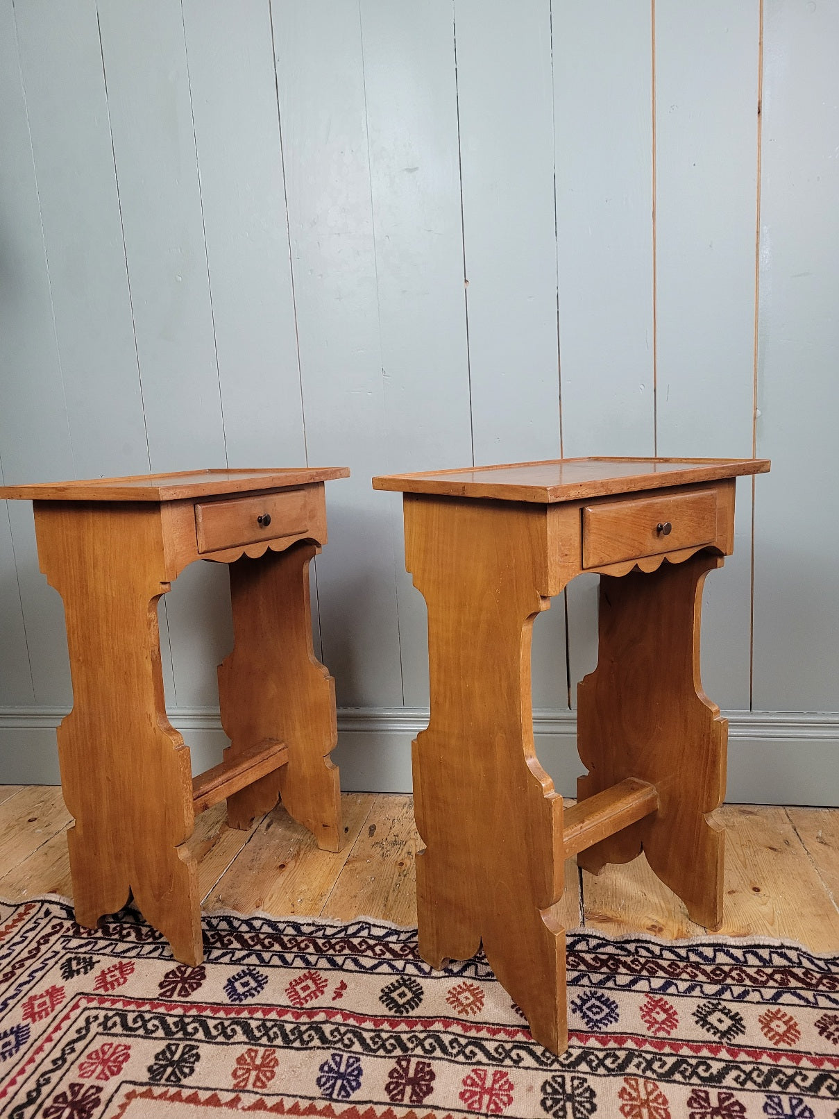 Pair of Cherrywood Bedside Tables