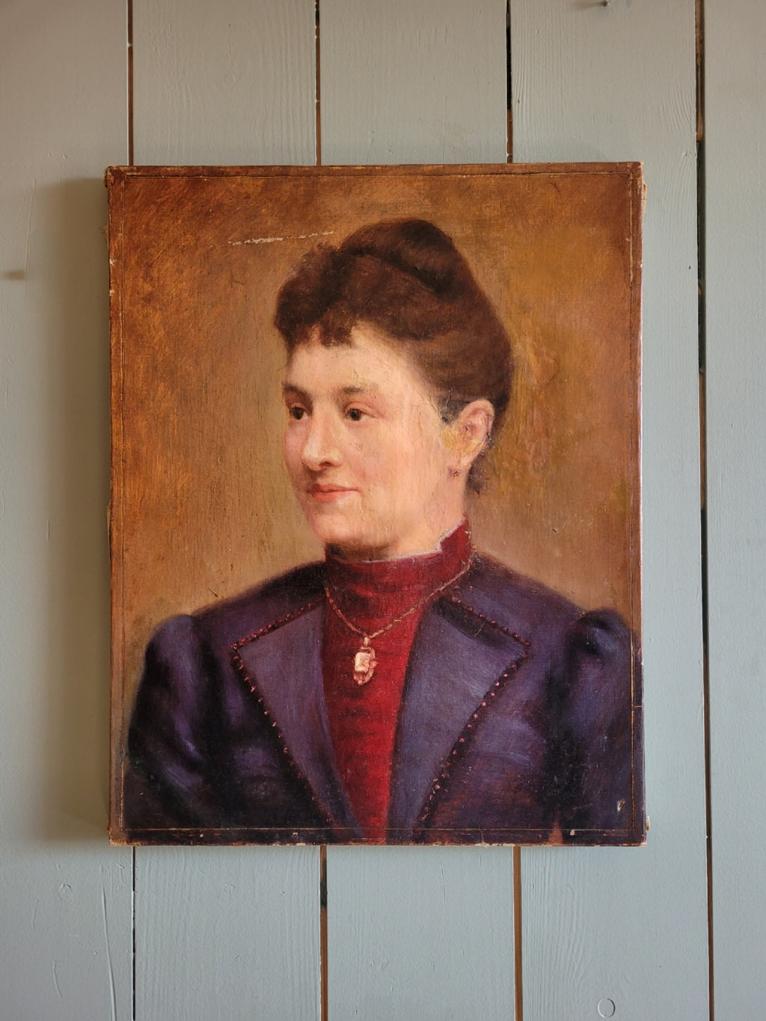 Victorian Portrait, Oil on Canvas