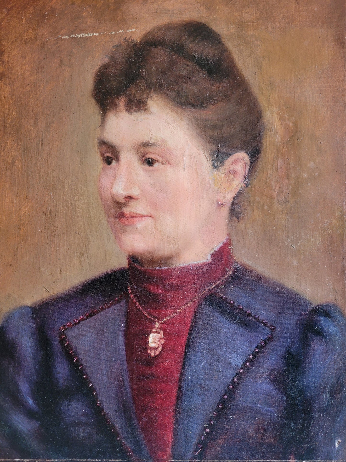 Victorian Portrait, Oil on Canvas