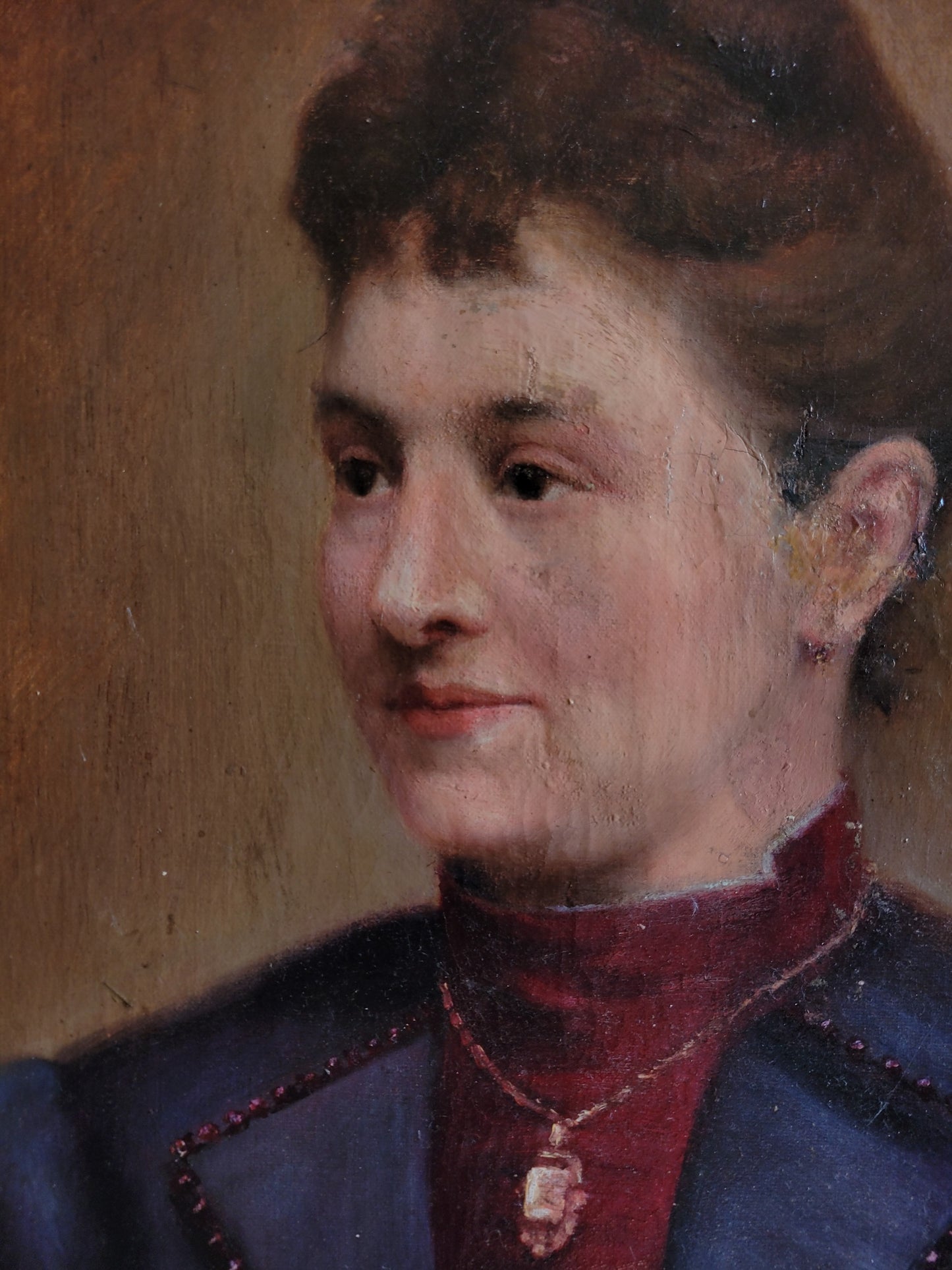 Victorian Portrait, Oil on Canvas