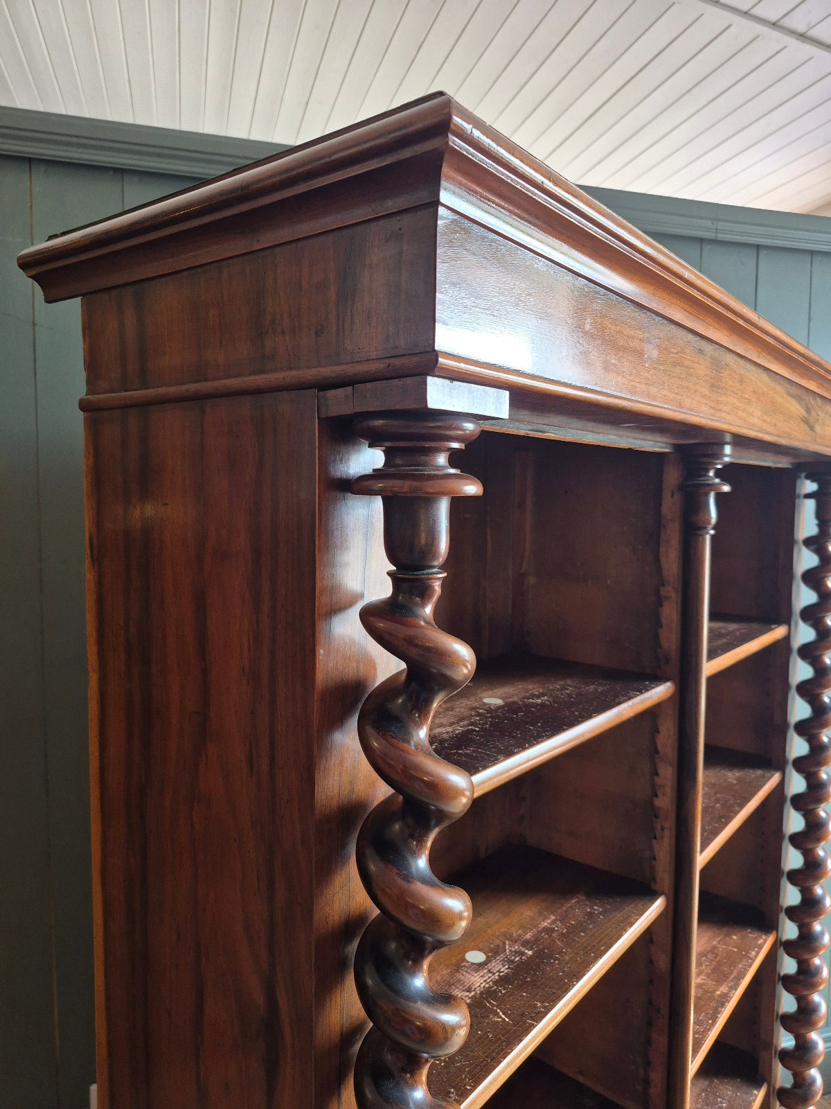 Victorian Barley Twist Bookcase