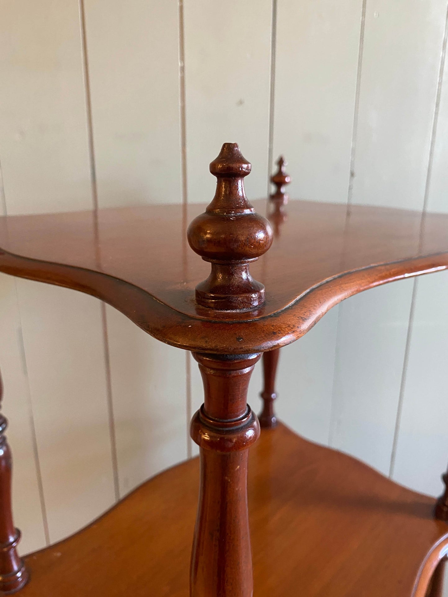 Victorian Four-Tiered Mahogany Whatnot