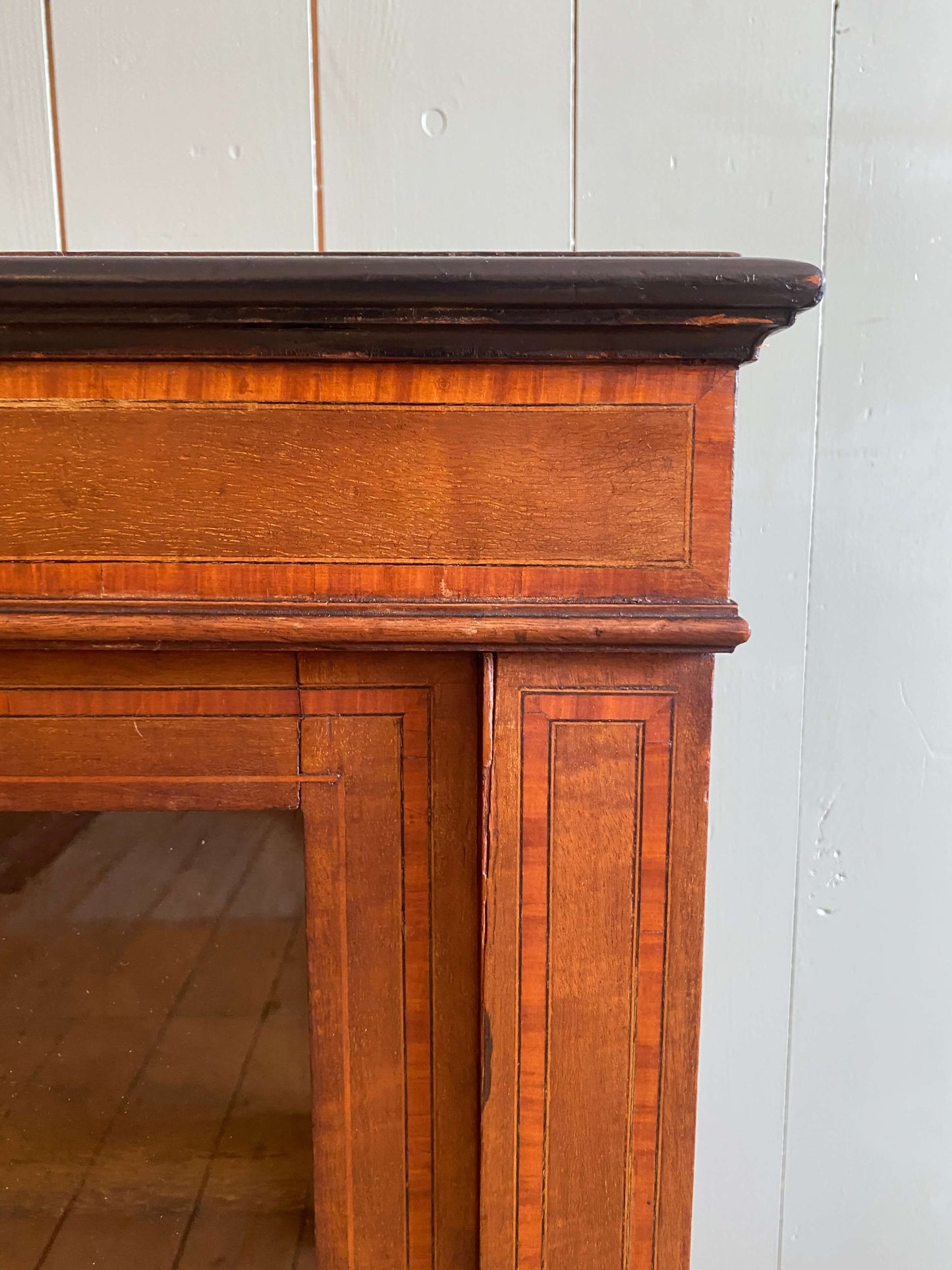 Victorian Inlaid Mahogany Pier Cabinet c1880