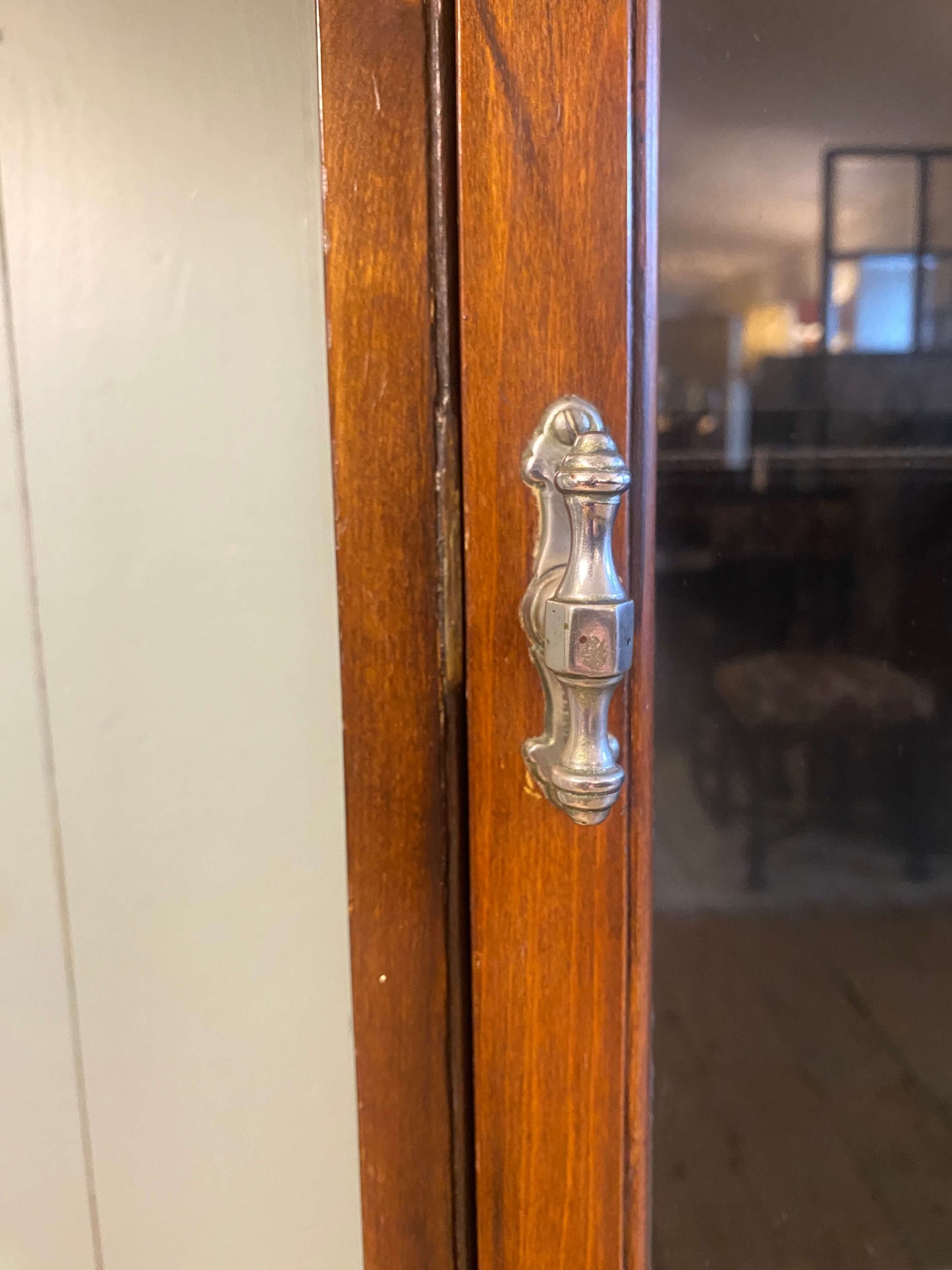 Victorian Mahogany Glazed Shop Cabinet