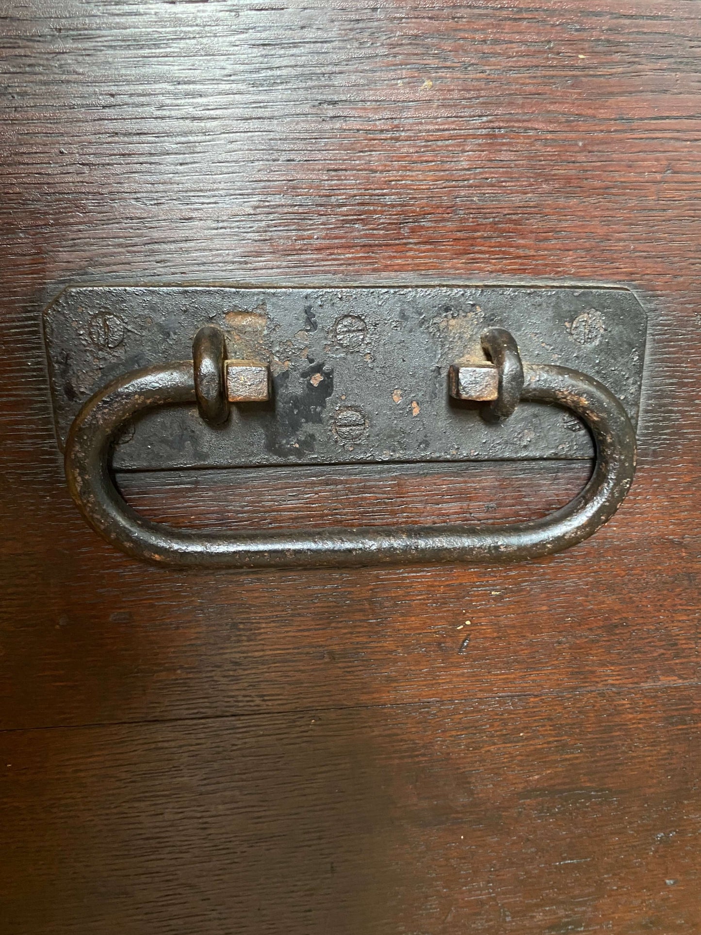 Victorian Oak Silver Chest