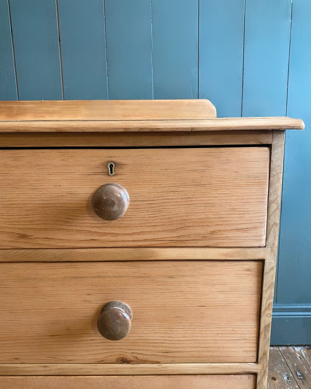 Victorian Stripped Pine Chest of Drawers