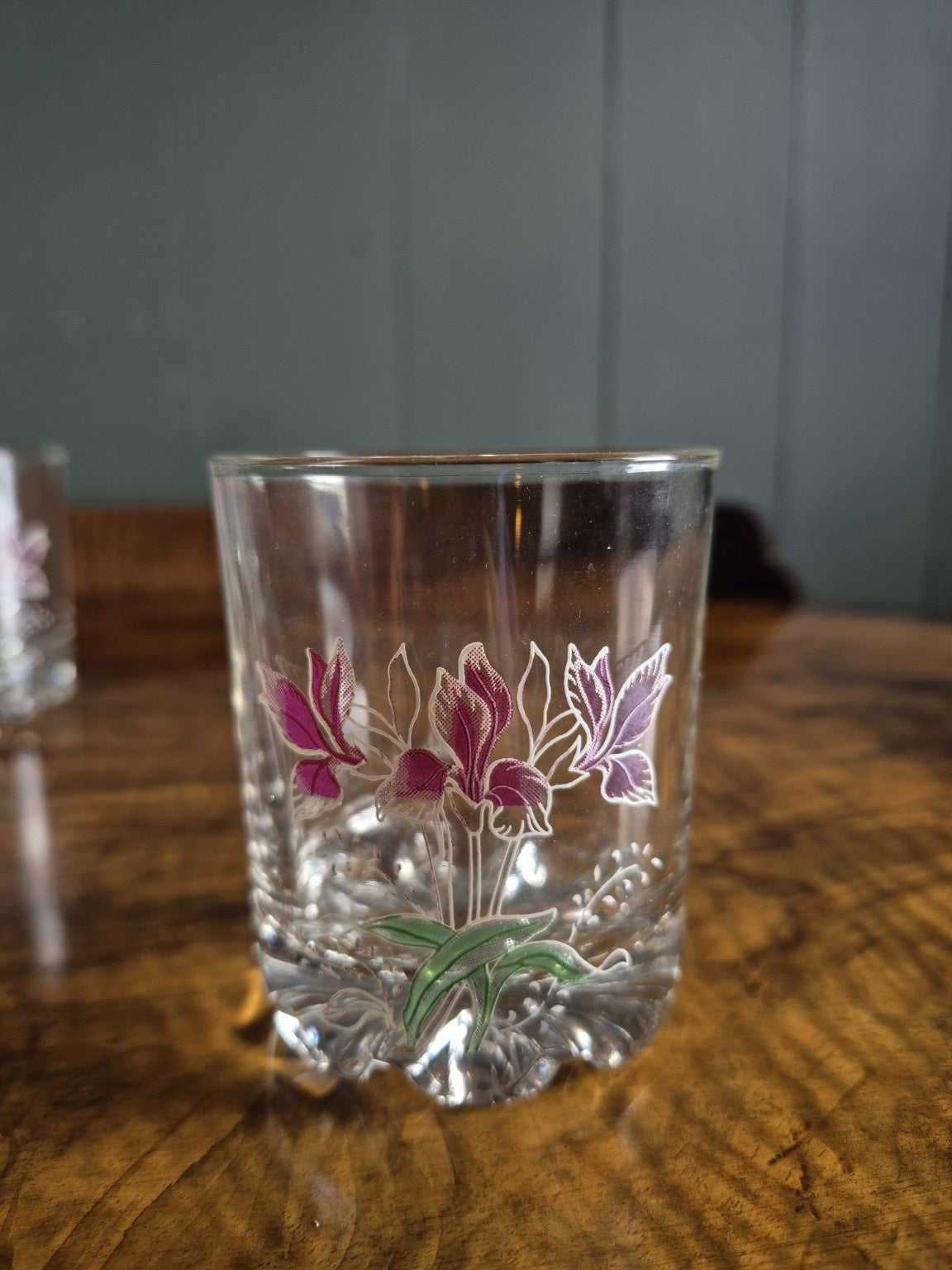 Vintage Decanter with Six Glasses