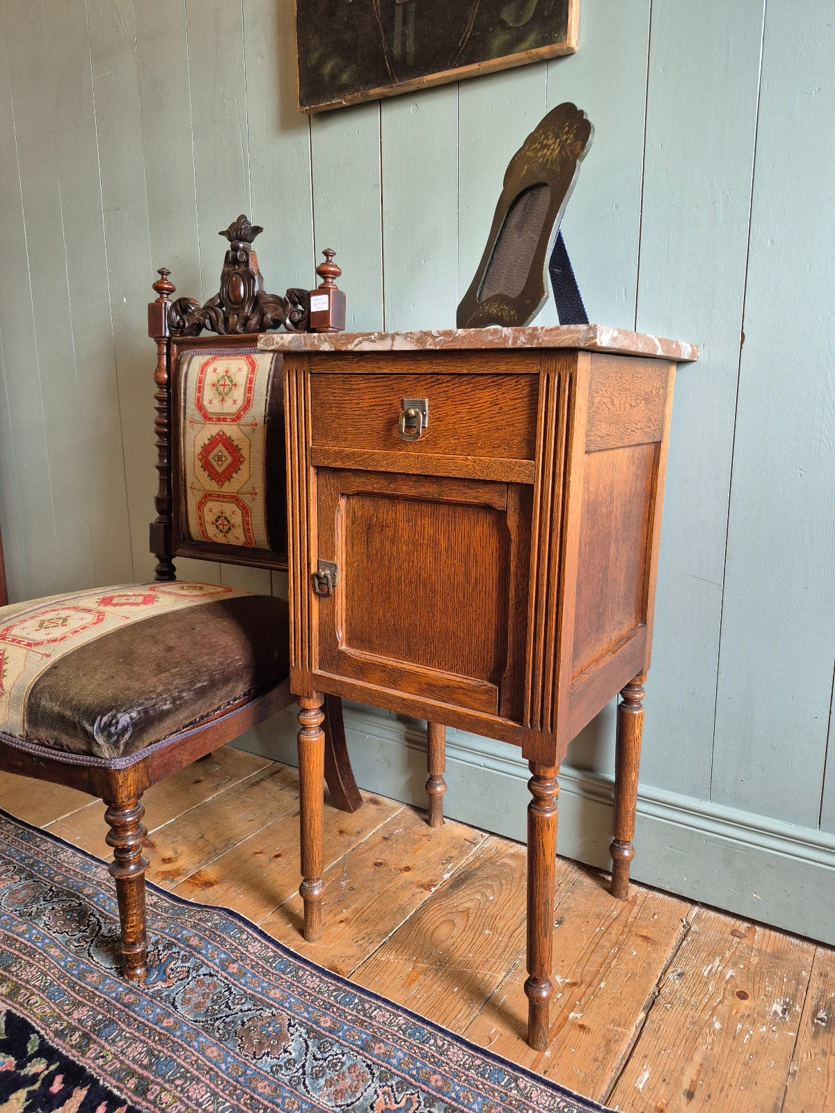 Vintage French Bedside Locker