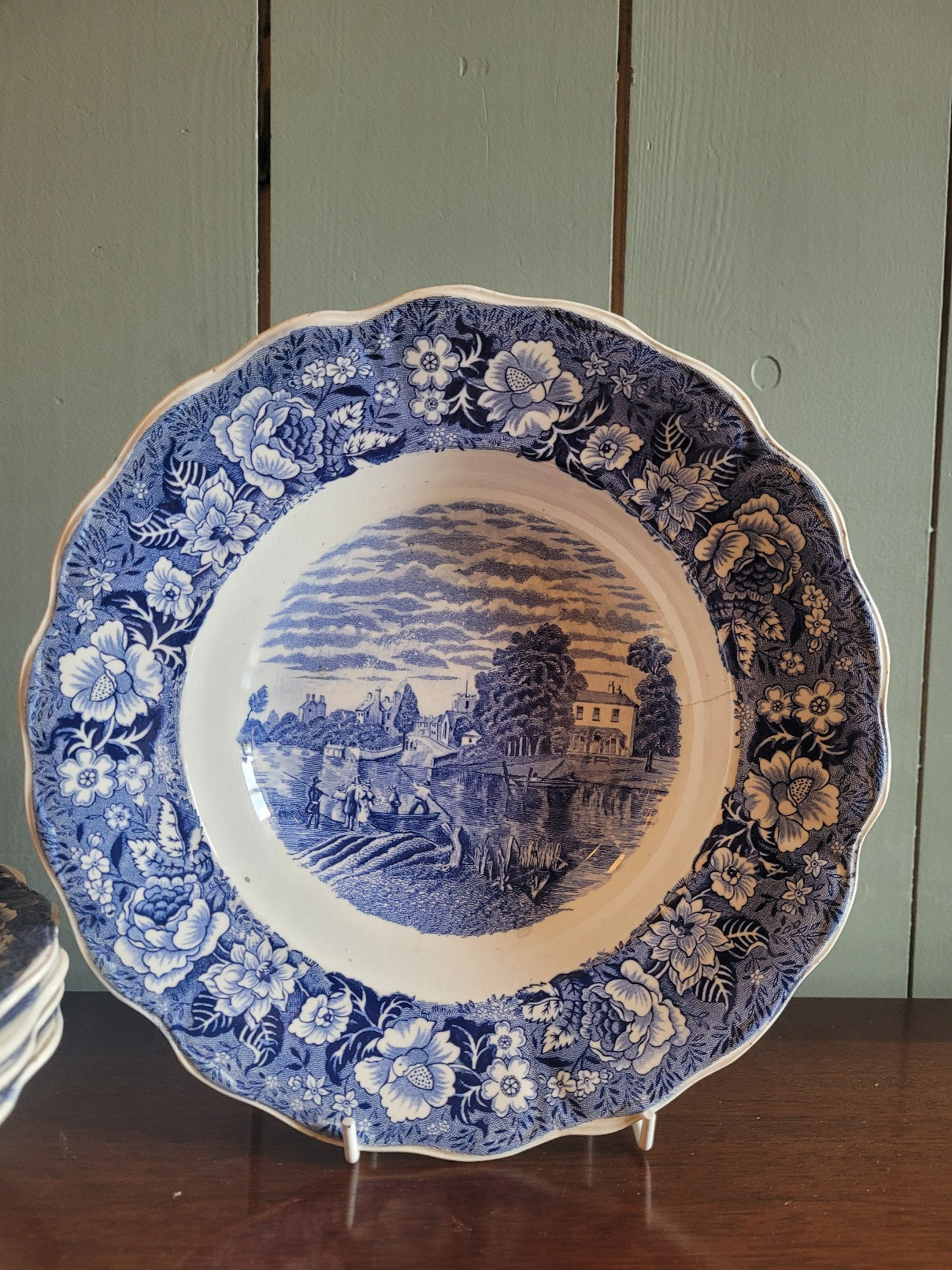 Vintage "Palissy" Set of 5 dishes