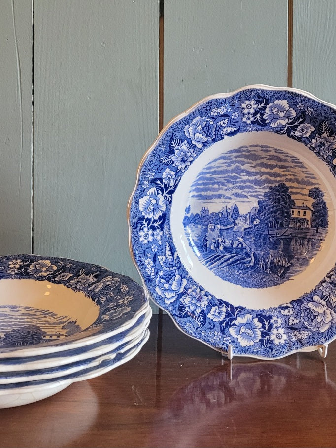 Vintage "Palissy" Set of 5 dishes