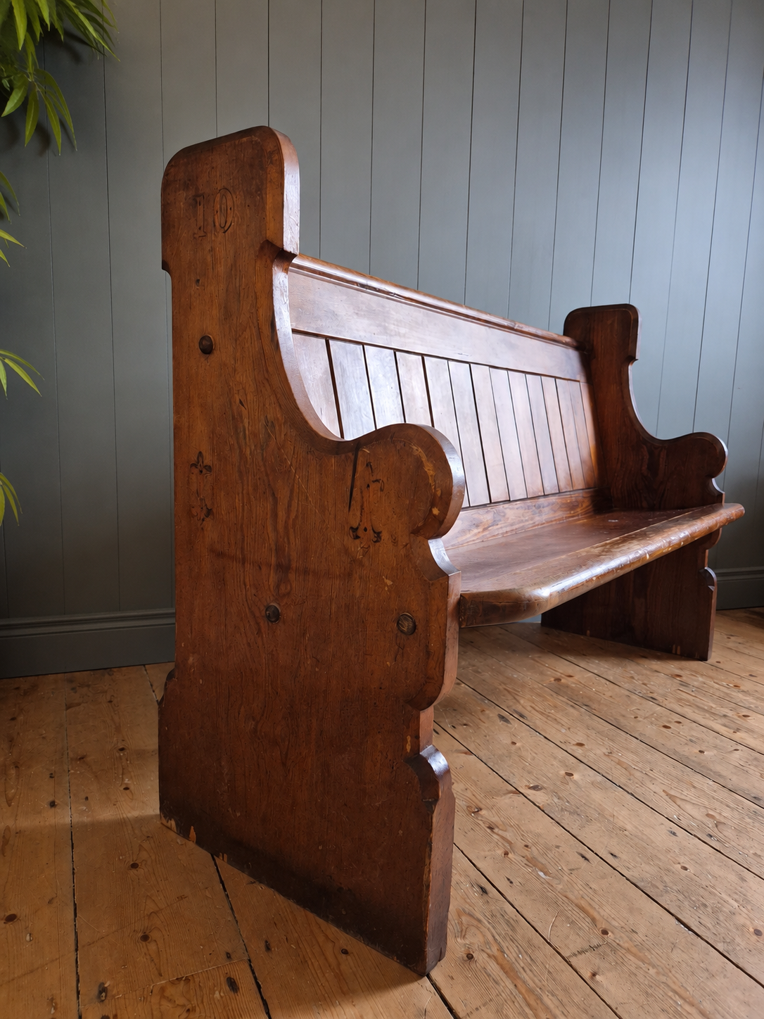 Vintage Pine Pew