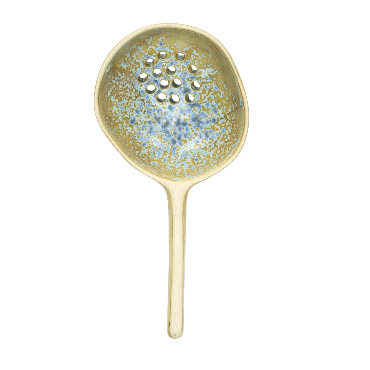 Decorative Stoneware Serving Spoon