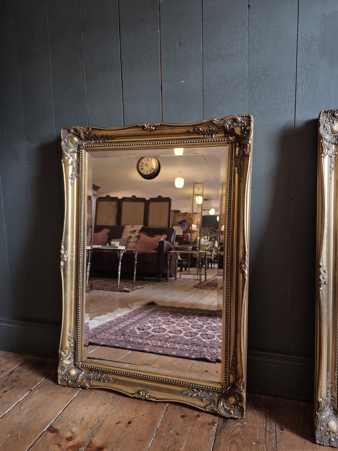 Pair Of Vintage Gilt Mirrors