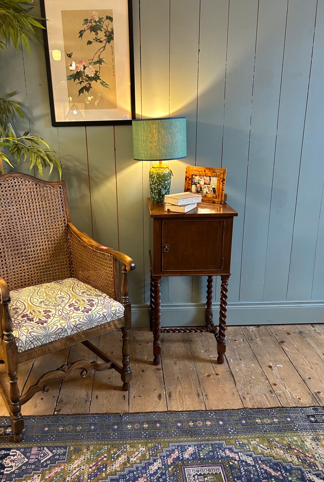 Antique Victorian Bedside Table