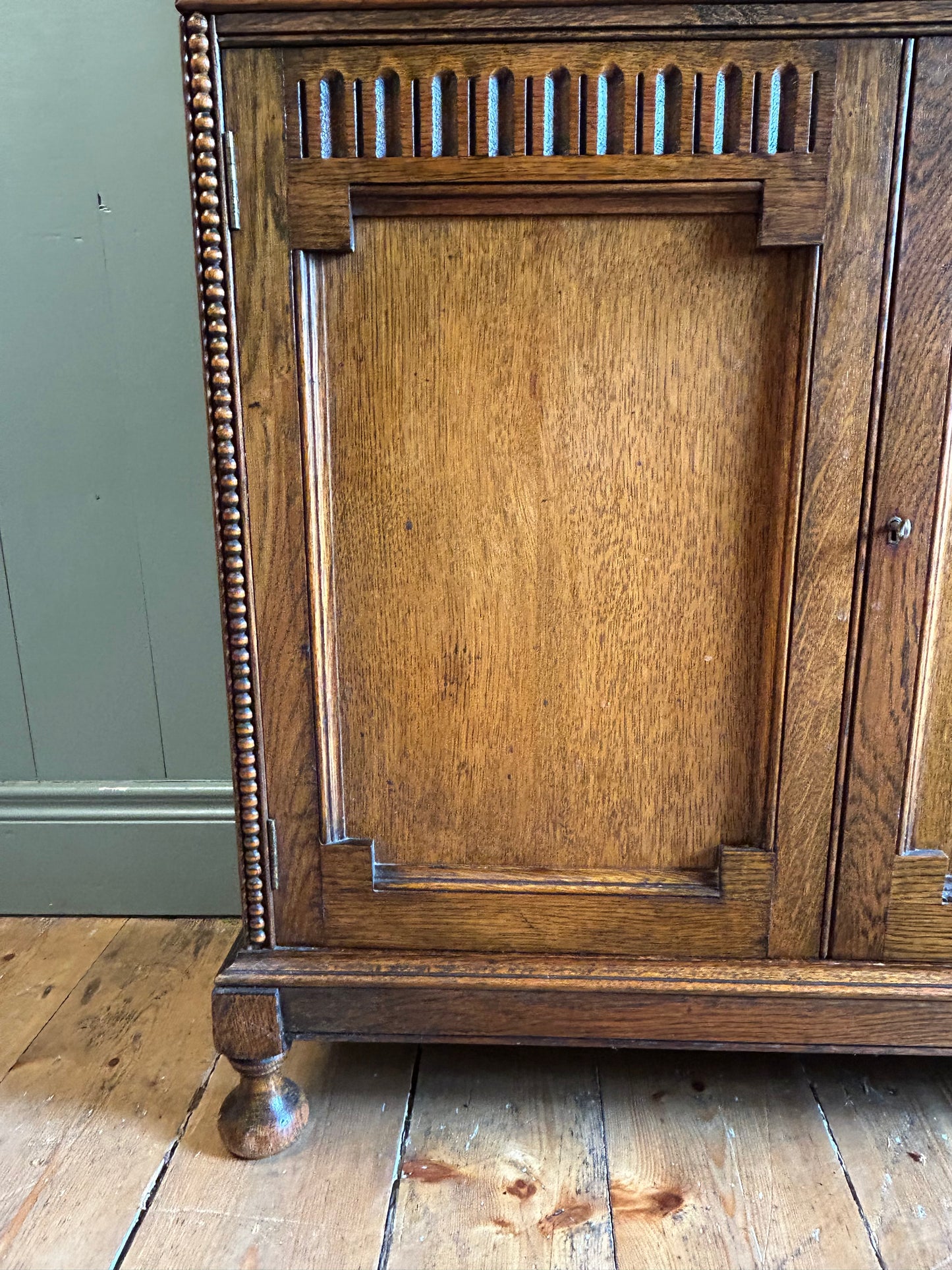 1930s Oak Cabinet / Bookcase