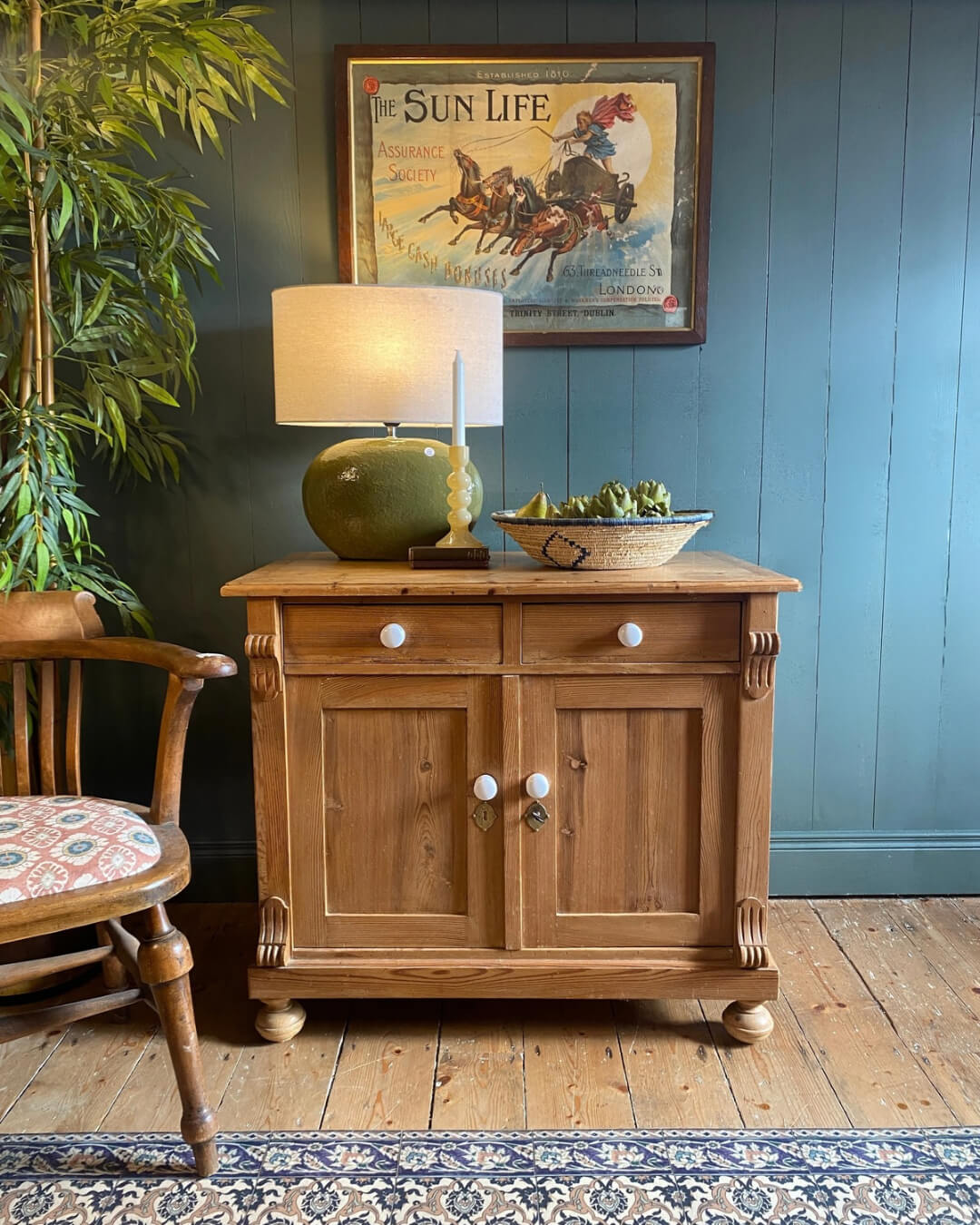 Pine Sideboard/Cabinet 1890s