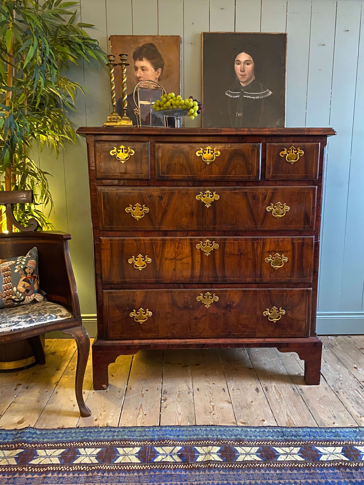 18th Century Walnut Chest Of Drawers