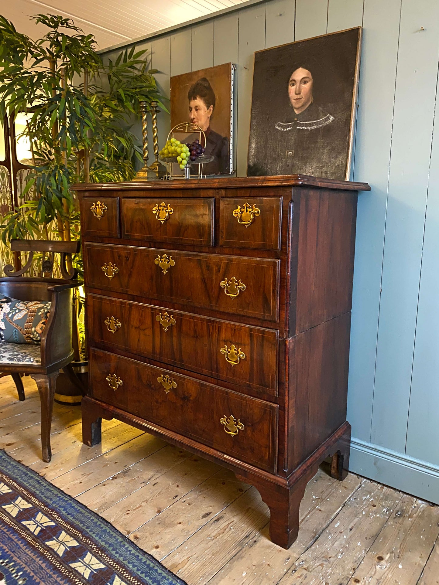 18th Century Walnut Chest Of Drawers