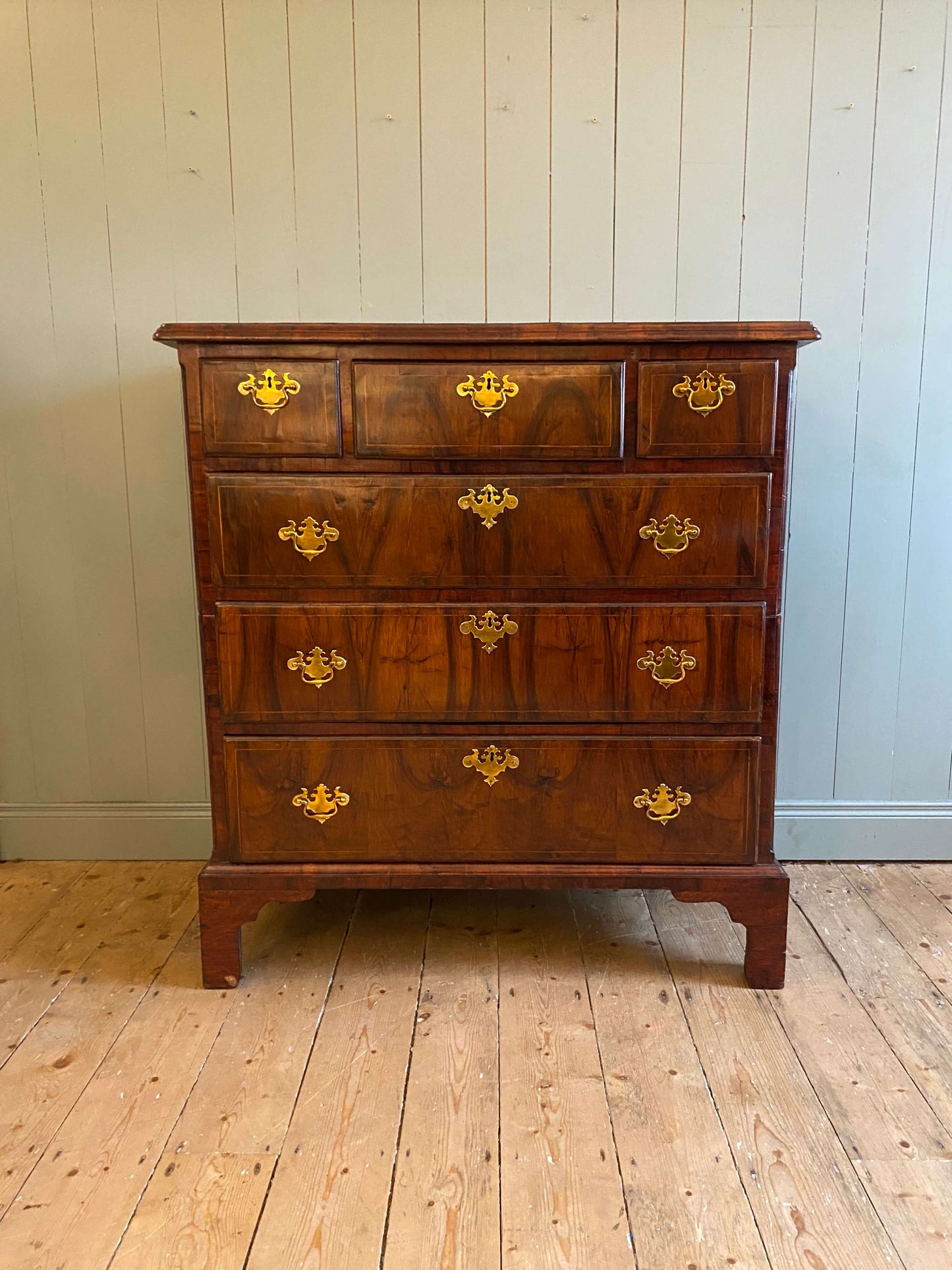 18th Century Walnut Chest Of Drawers