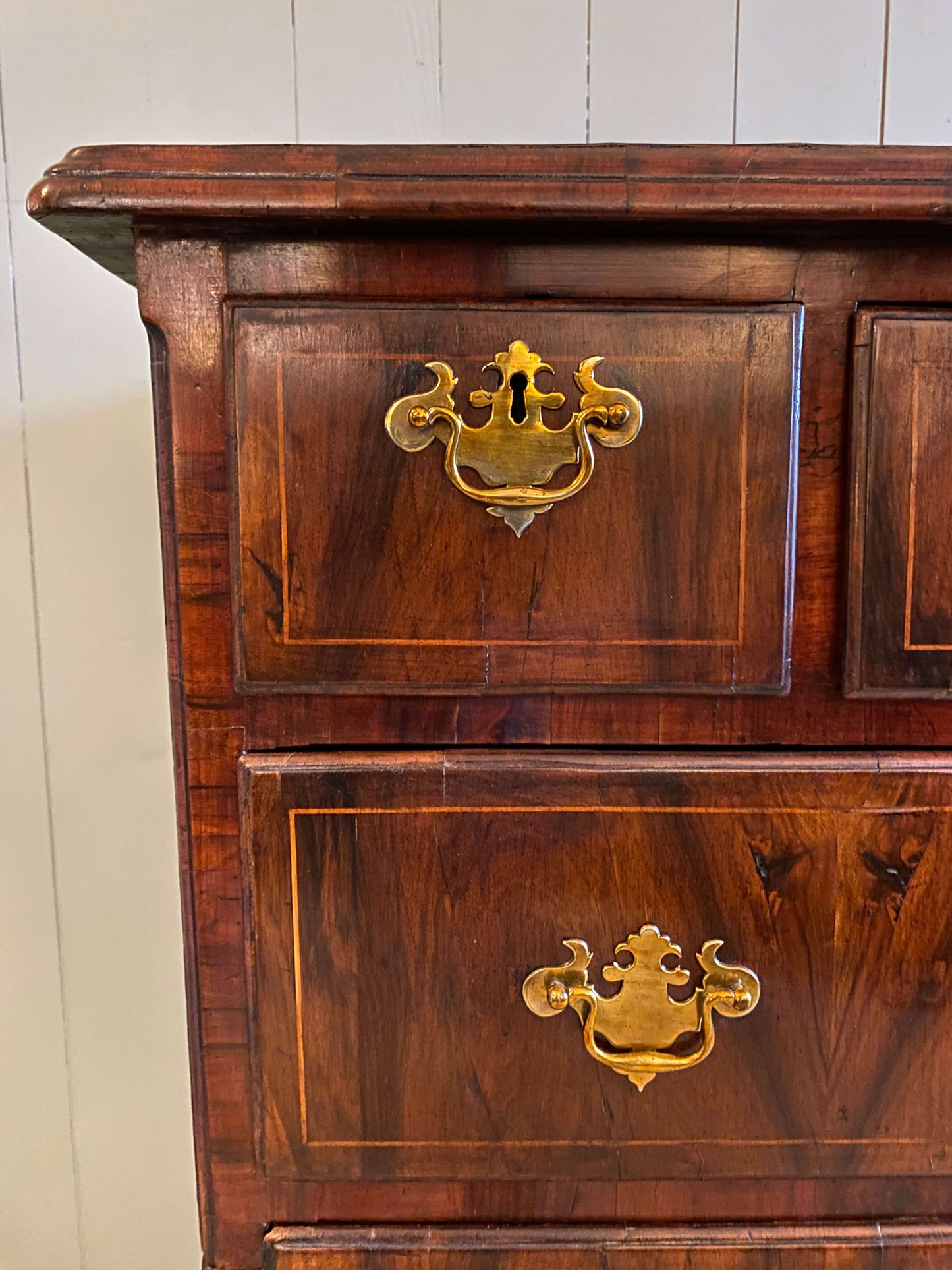 18th Century Walnut Chest Of Drawers