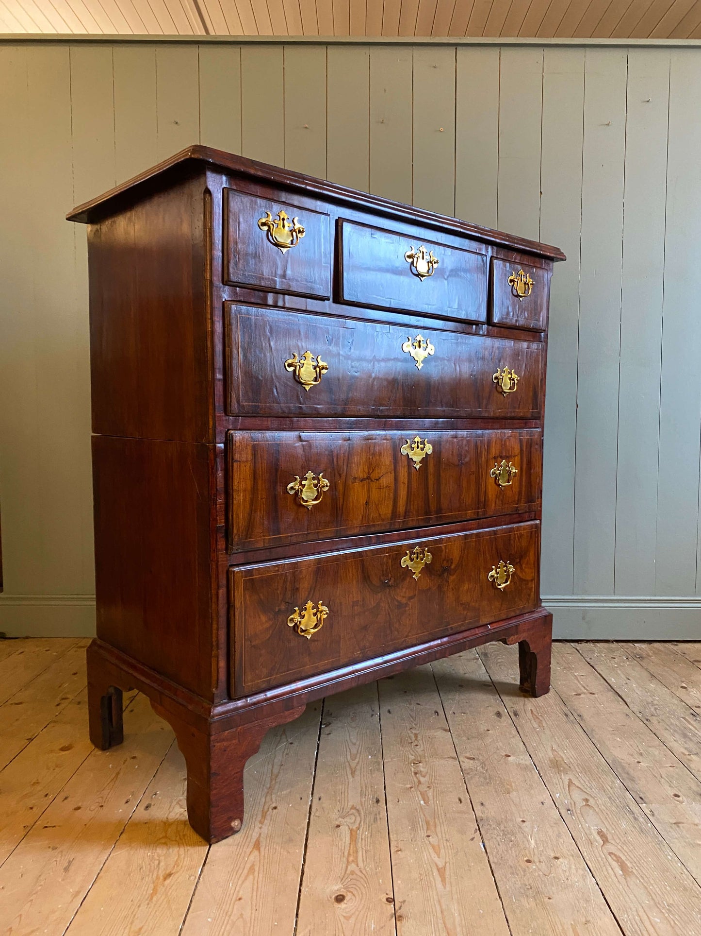 18th Century Walnut Chest Of Drawers