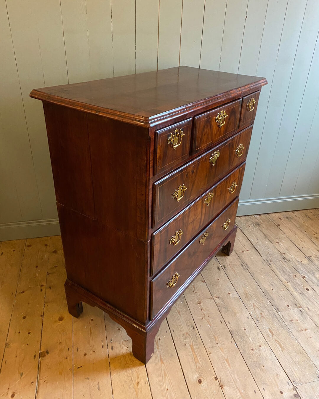 18th Century Walnut Chest Of Drawers