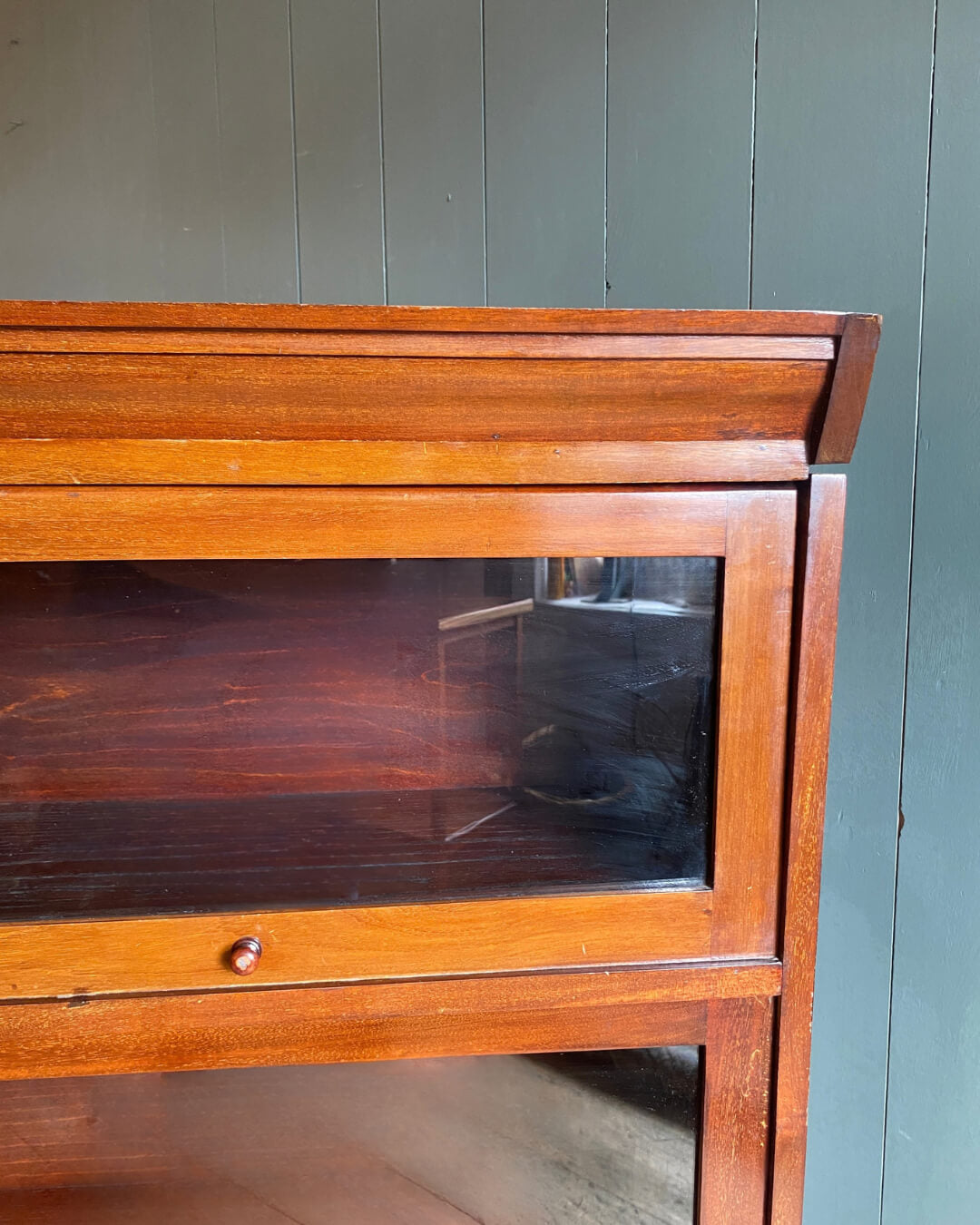 1910s Mahogany Barrister Bookcase