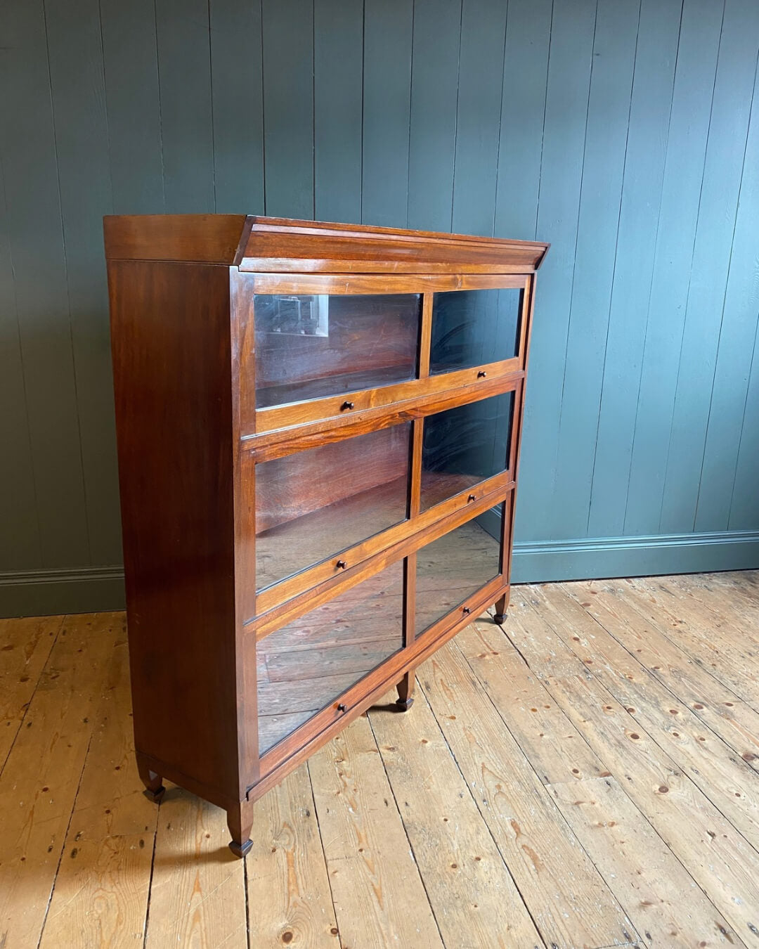 1910s Mahogany Barrister Bookcase