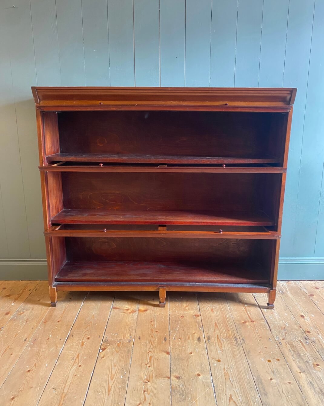 1910s Mahogany Barrister Bookcase