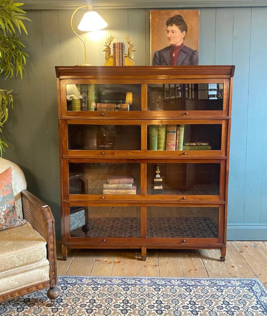 1910s Mahogany Barrister Bookcase