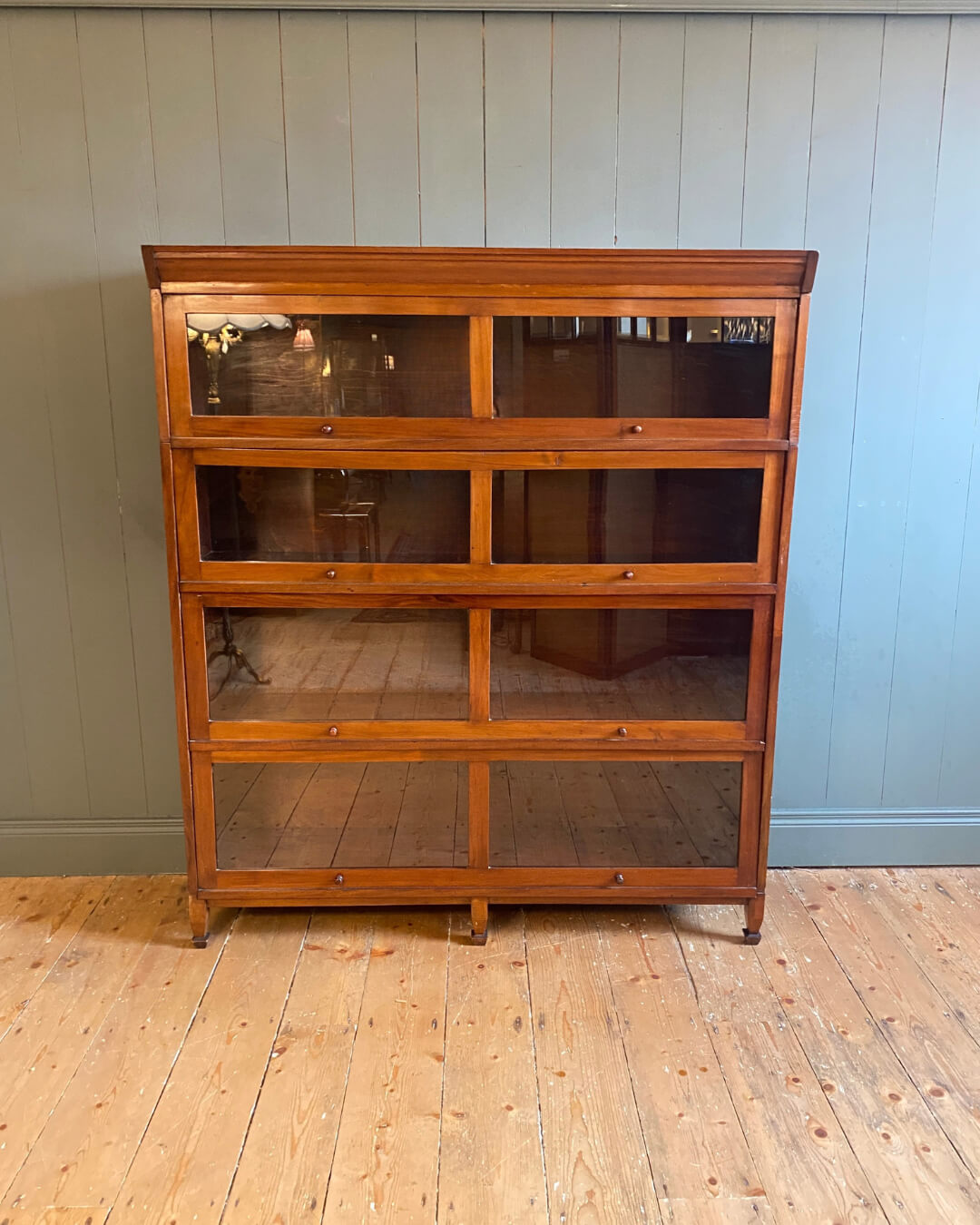 1910s Mahogany Barrister Bookcase