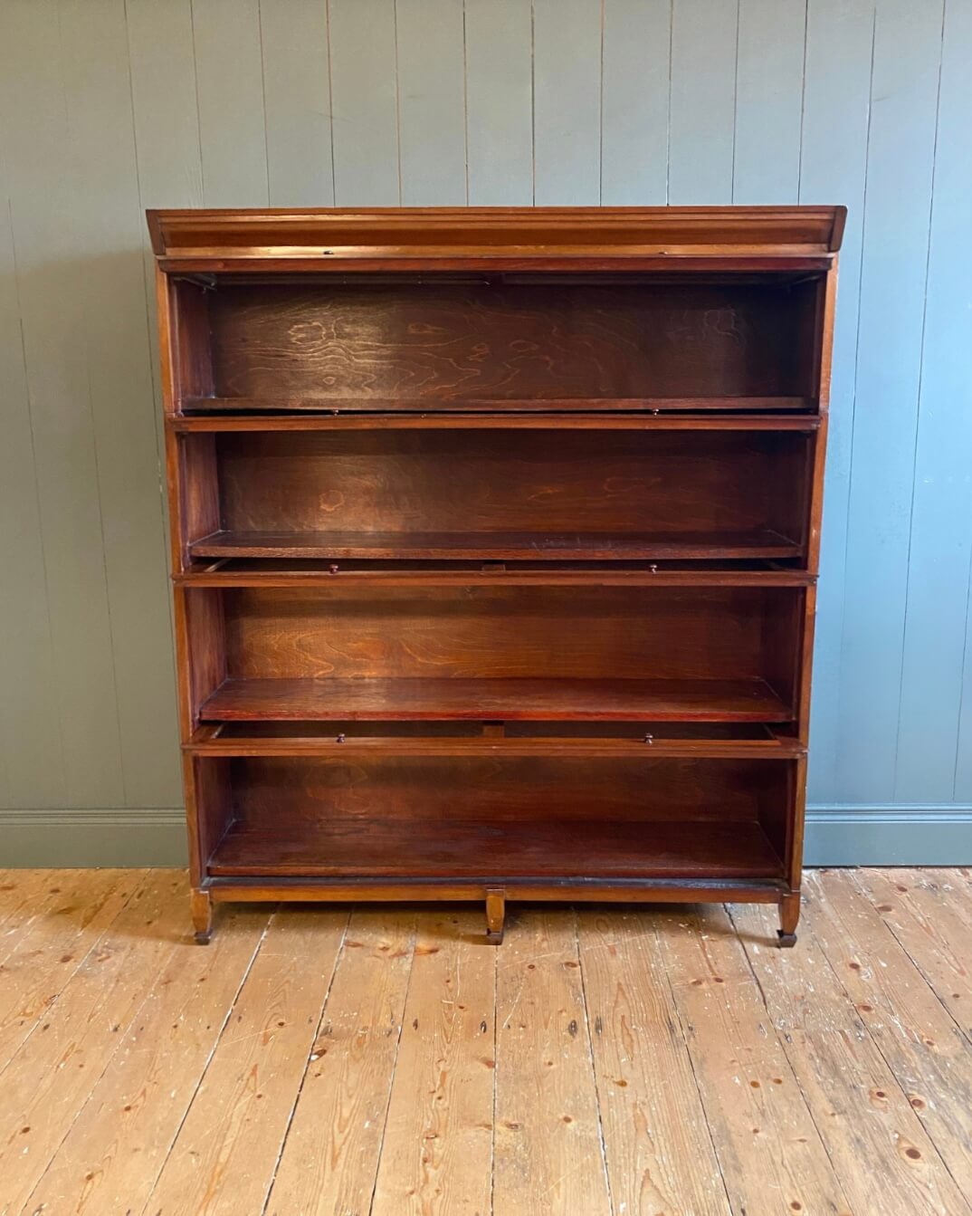 1910s Mahogany Barrister Bookcase