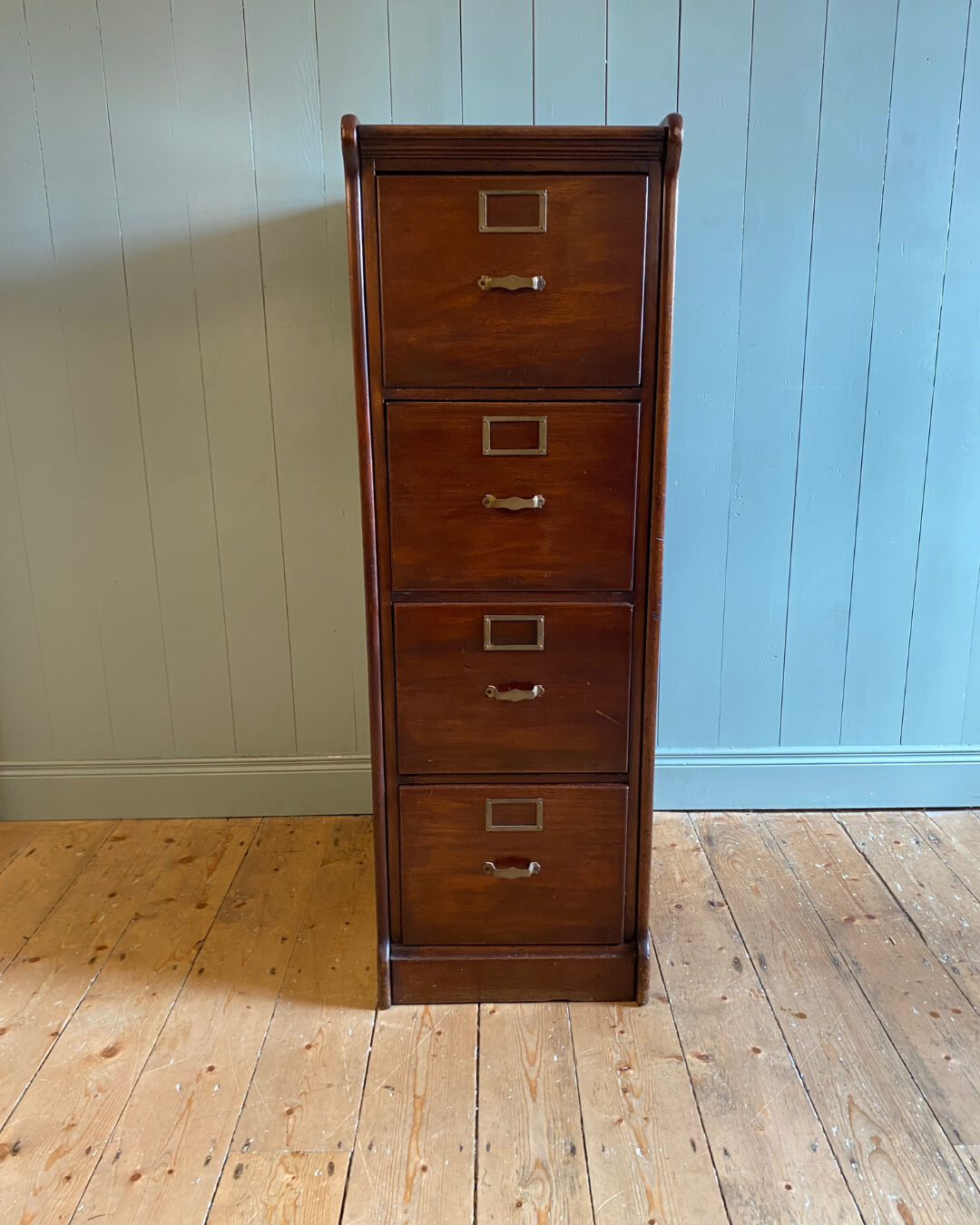 1920s Mahogany Filing Cabinet