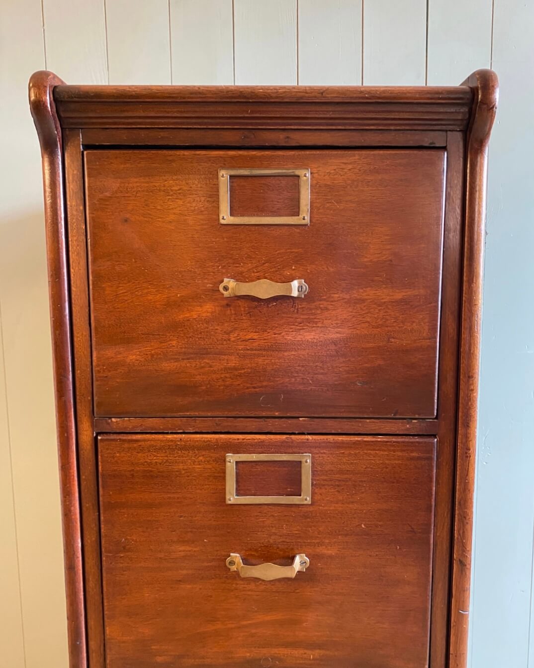 1920s Mahogany Filing Cabinet