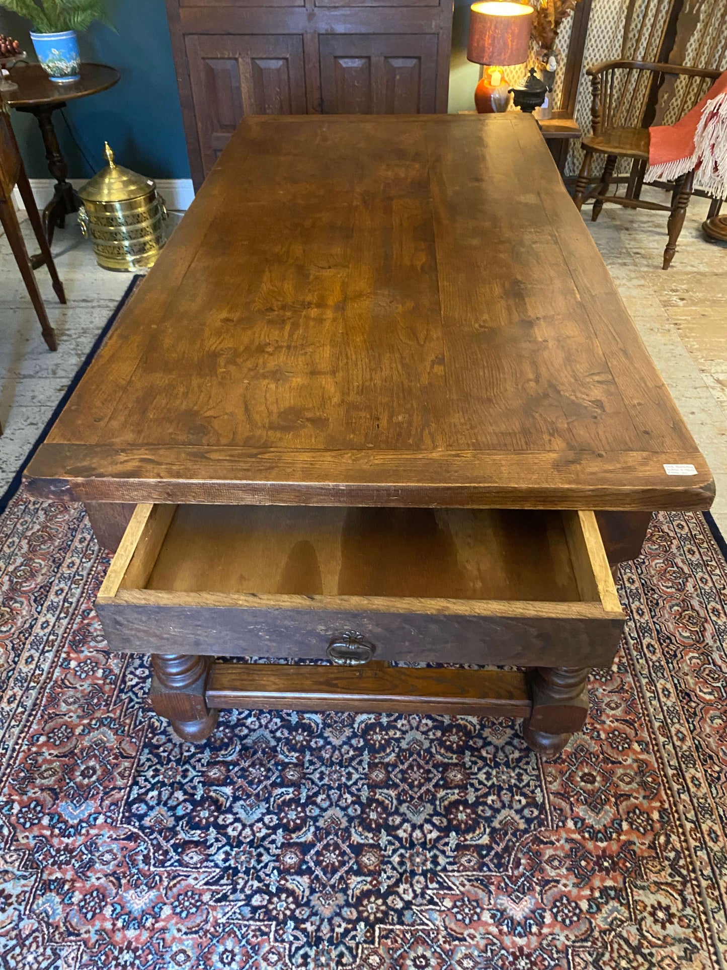 1920's Oak Refectory Table